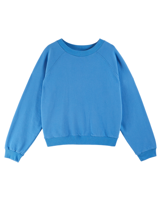 emile et ida Sweat coton bio bleu lagon
