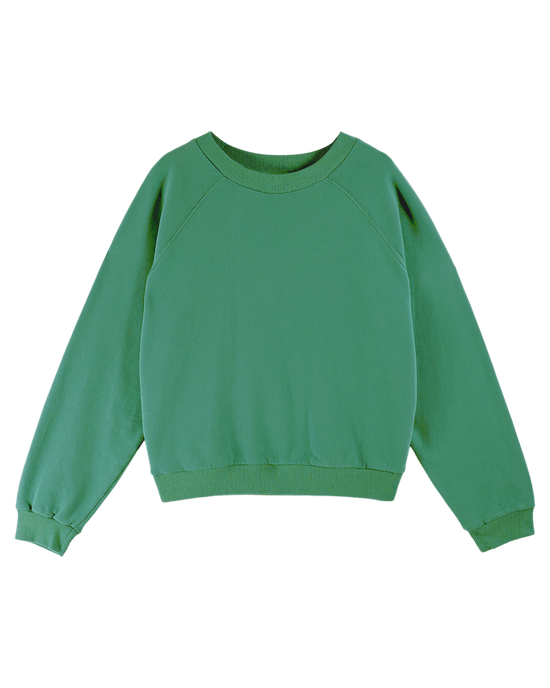 emile et ida Sweat coton bio vert