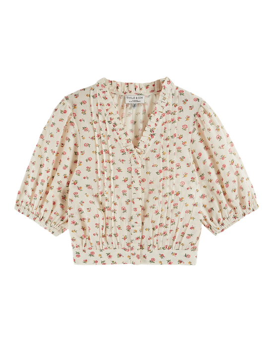 emile et ida Blouse crop floresco