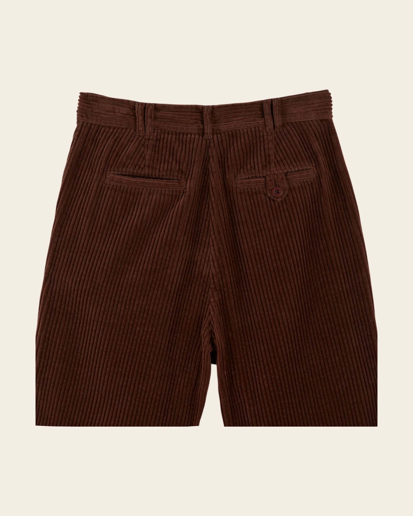 chestnut velvet shorts