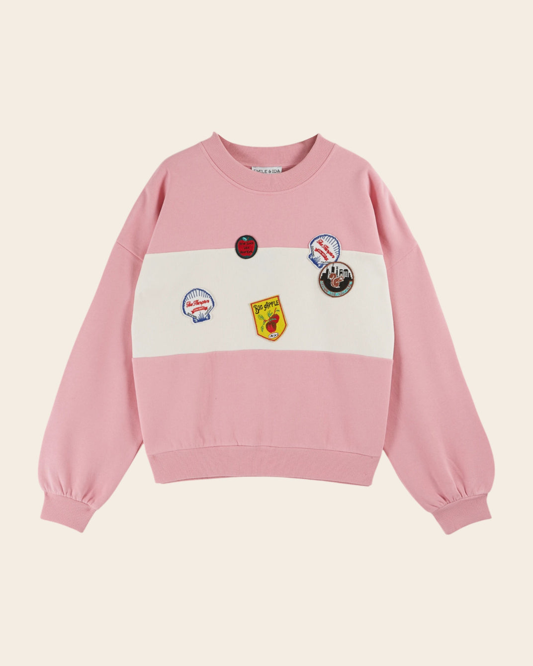 candy badge sweatshirt