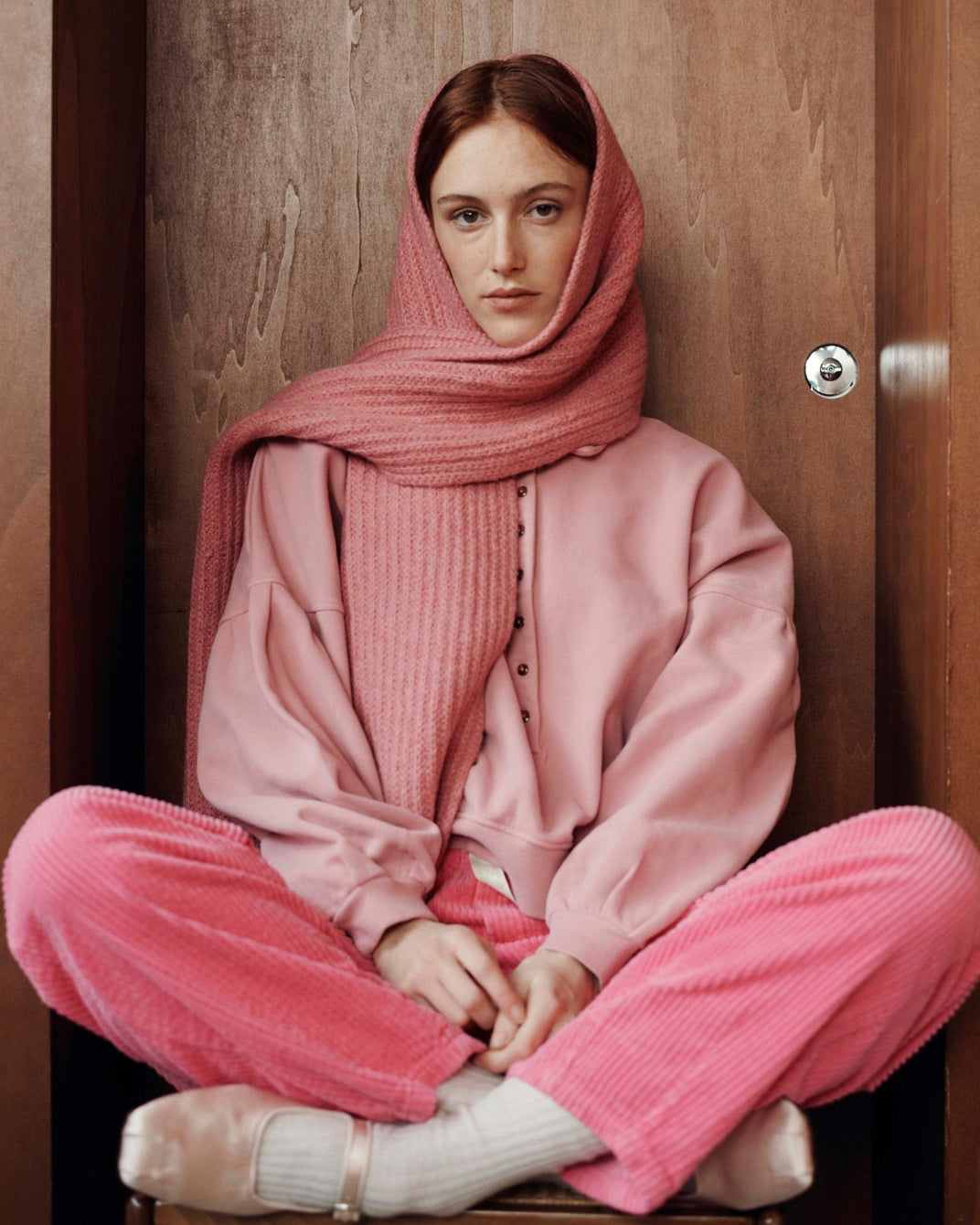 candy polo neck sweatshirt