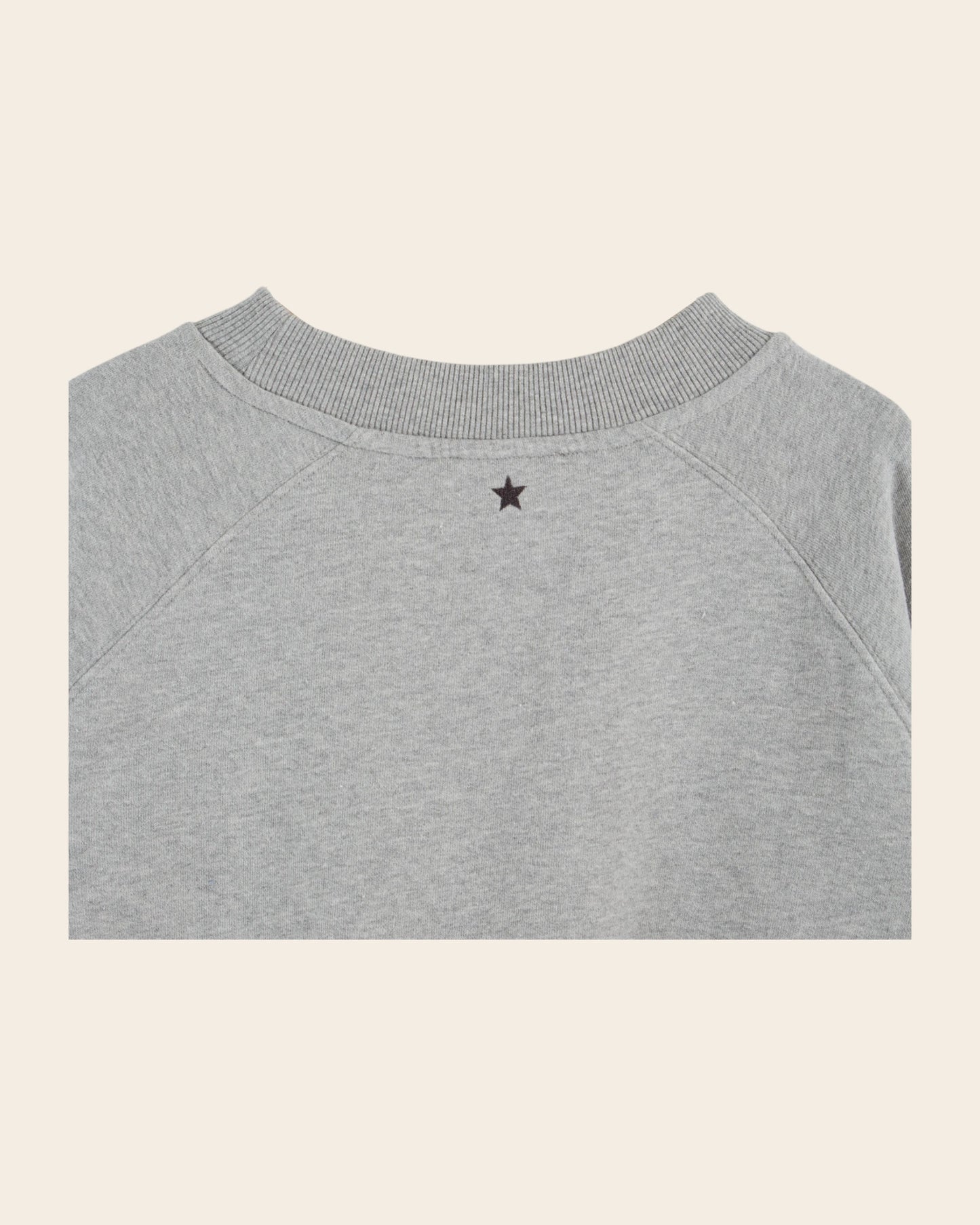 Sweat logo coton bio gris