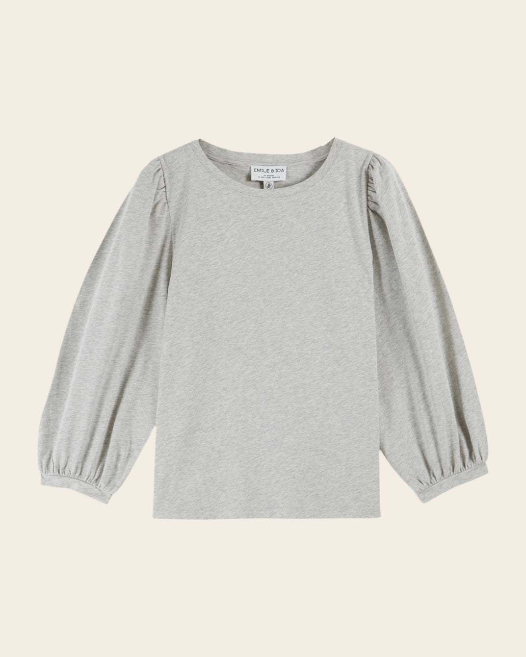 gray heather flame jersey t-shirt