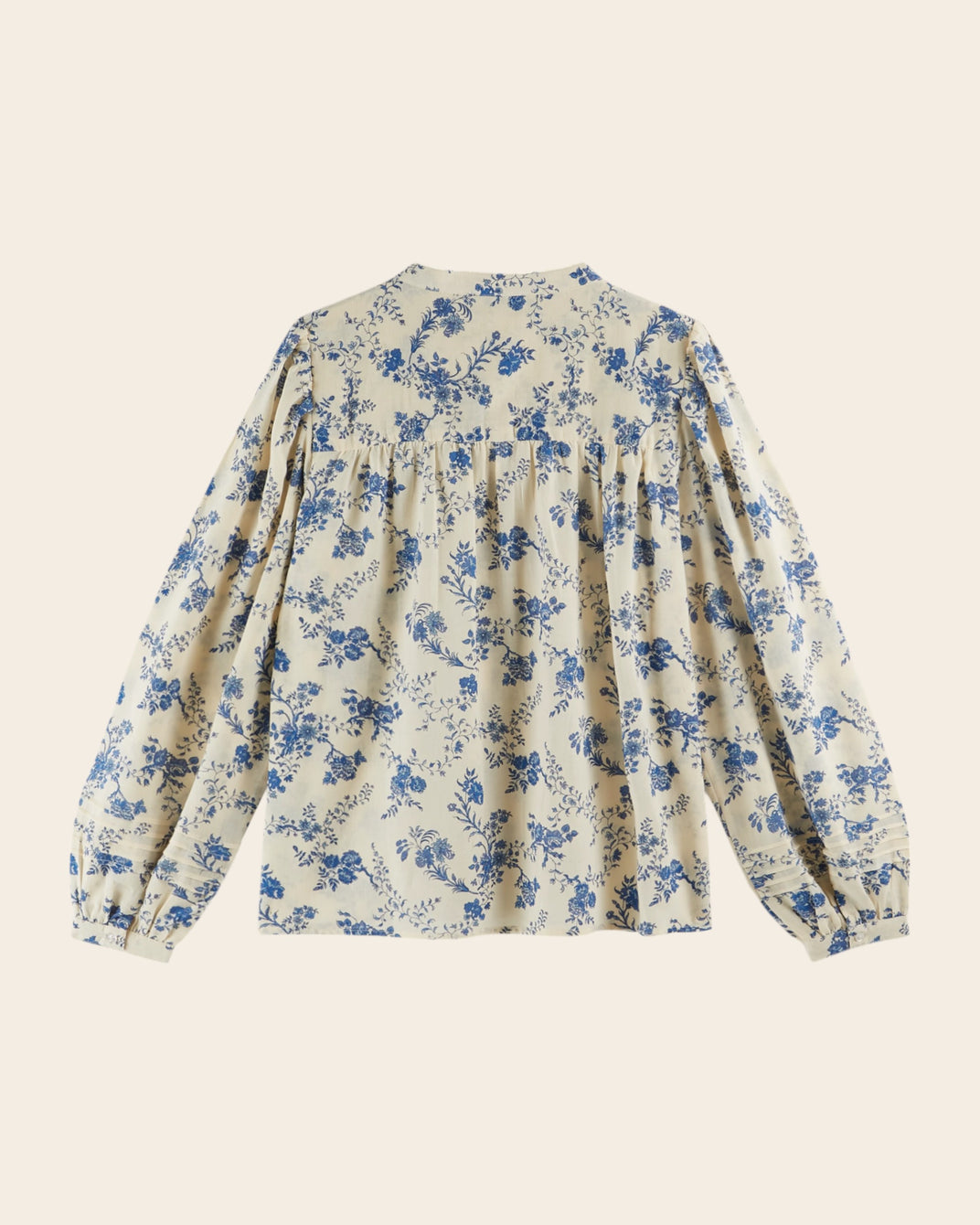 Blouse plissée orchid écru