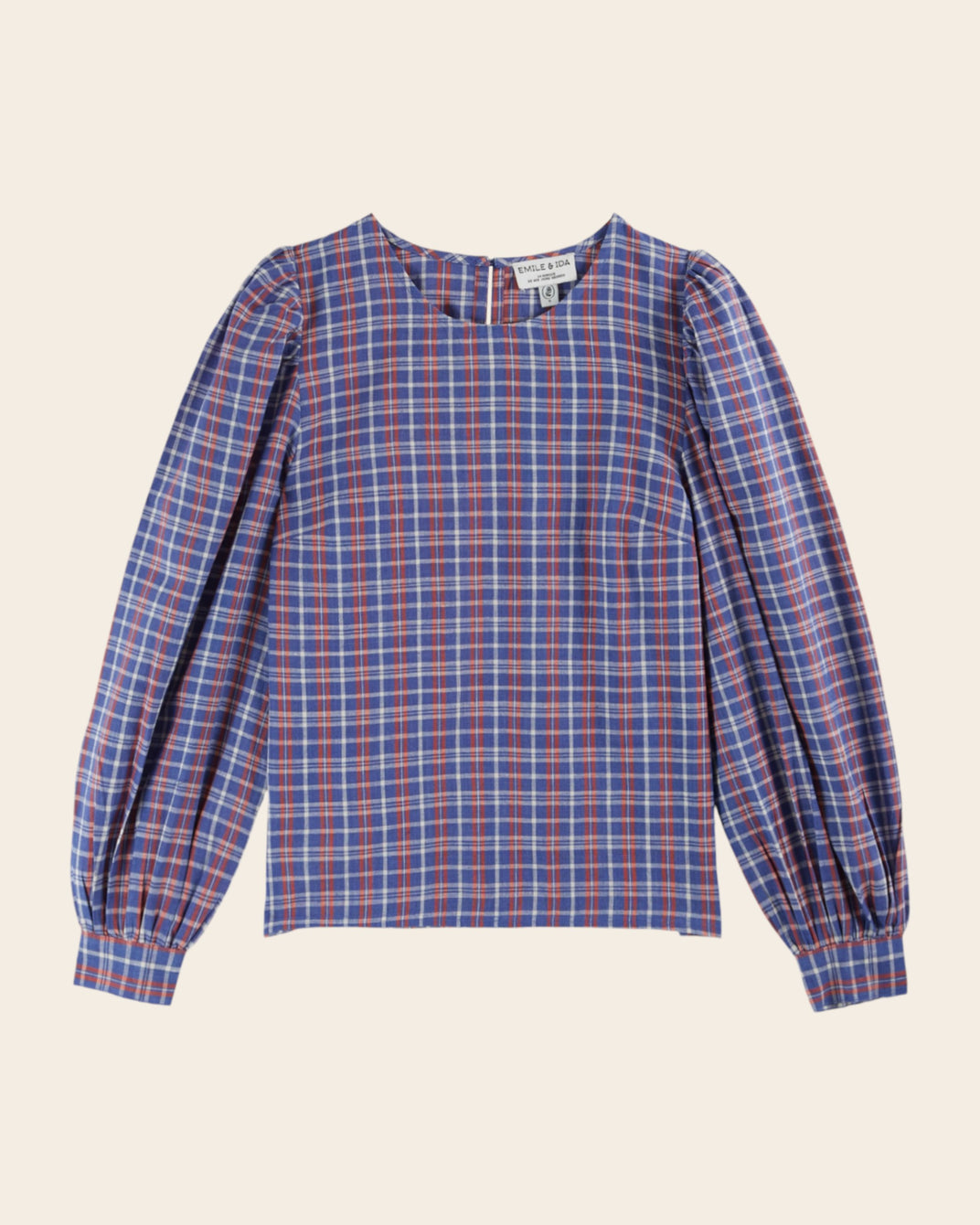 Khadi Brooklyn check blouse