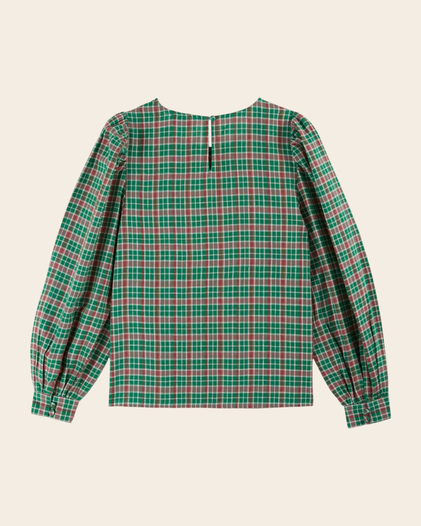 khadi tartan blouse