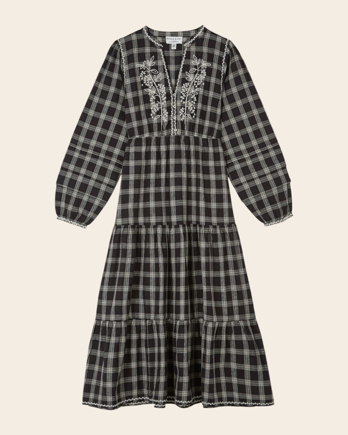 dress with soho embroidery