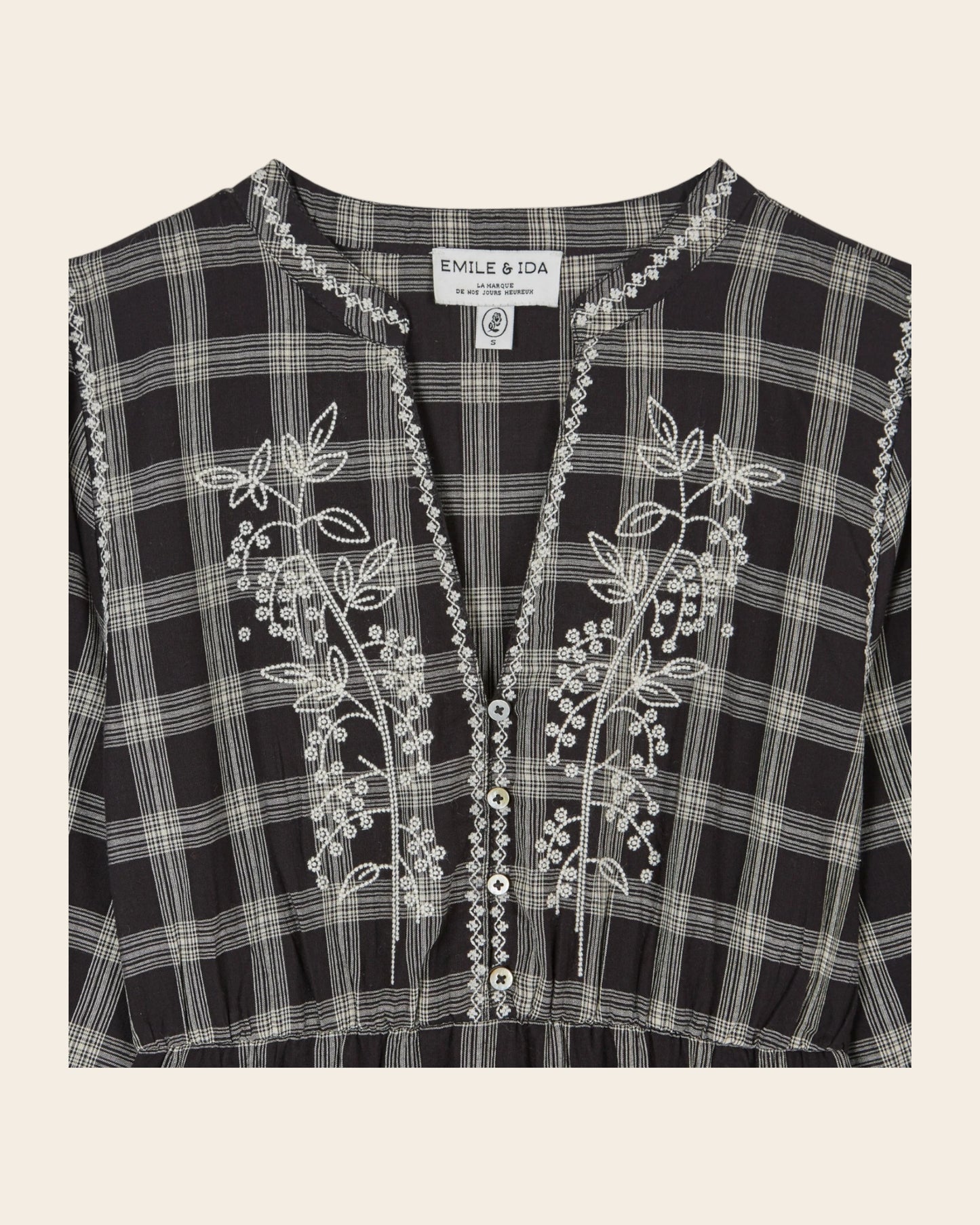 dress with soho embroidery