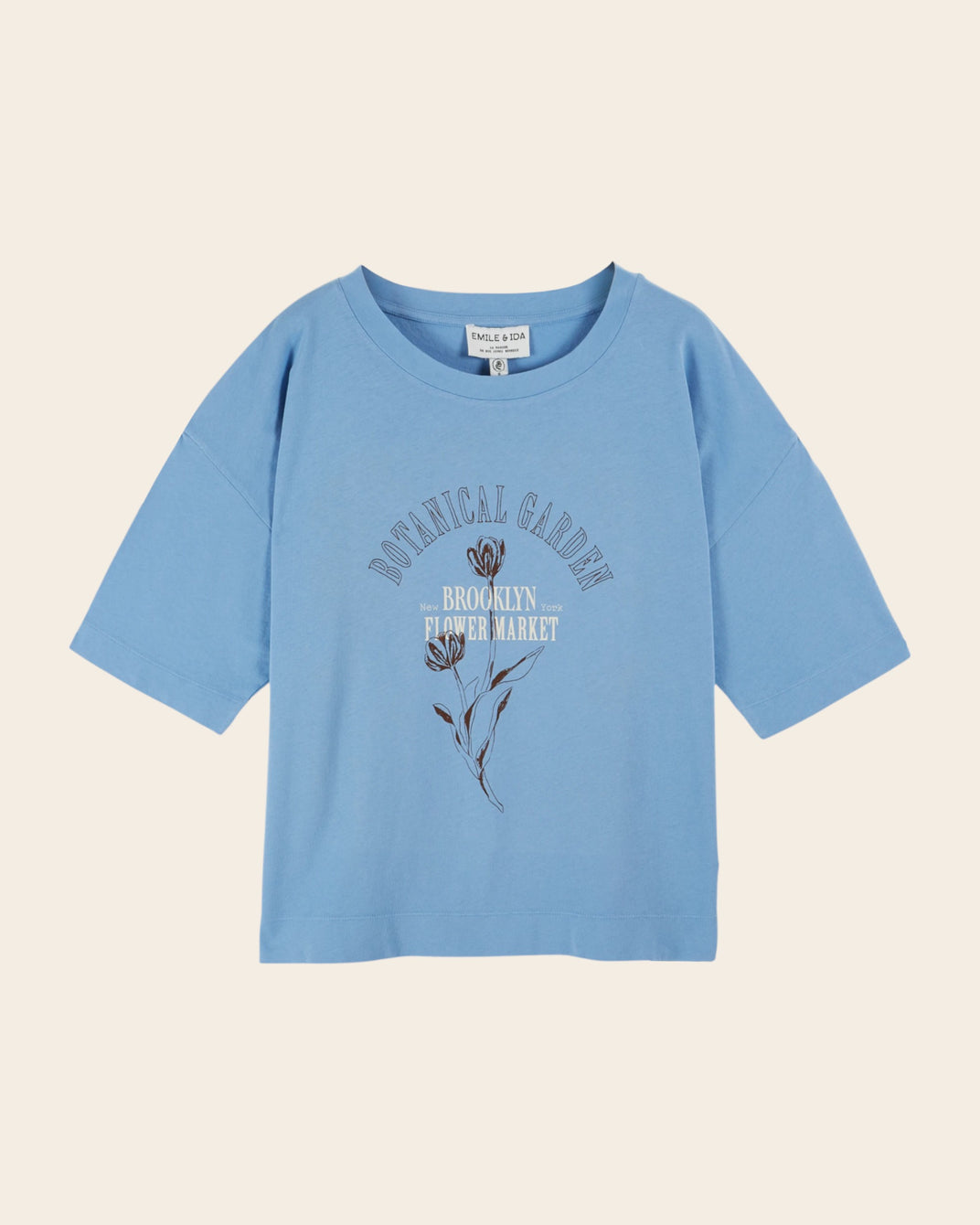 ice flower print t-shirt