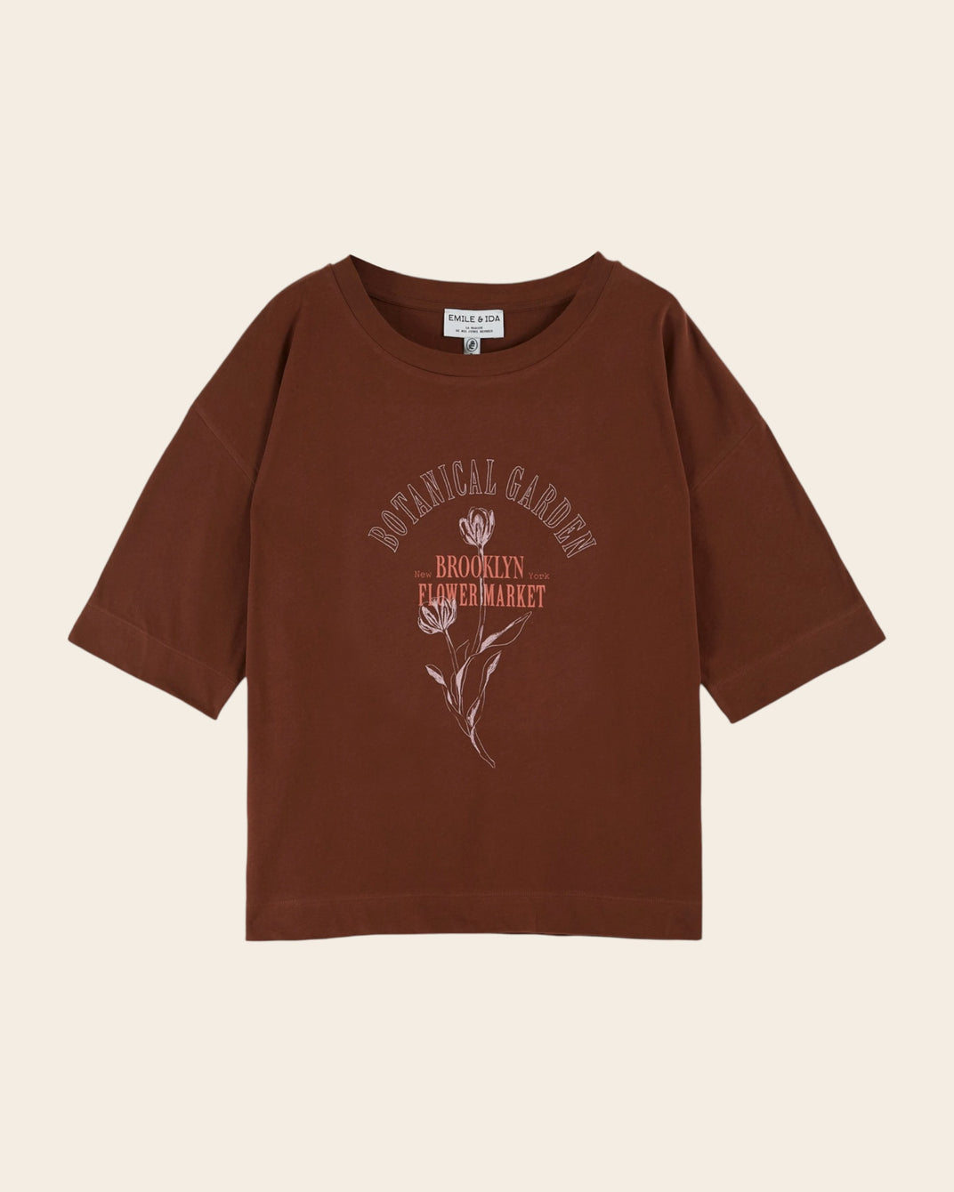 chestnut flower print t-shirt