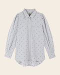 heart jacquard shirt