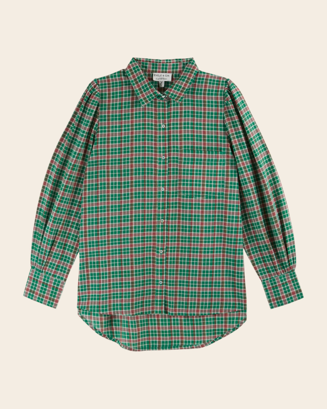 khadi tartan check shirt