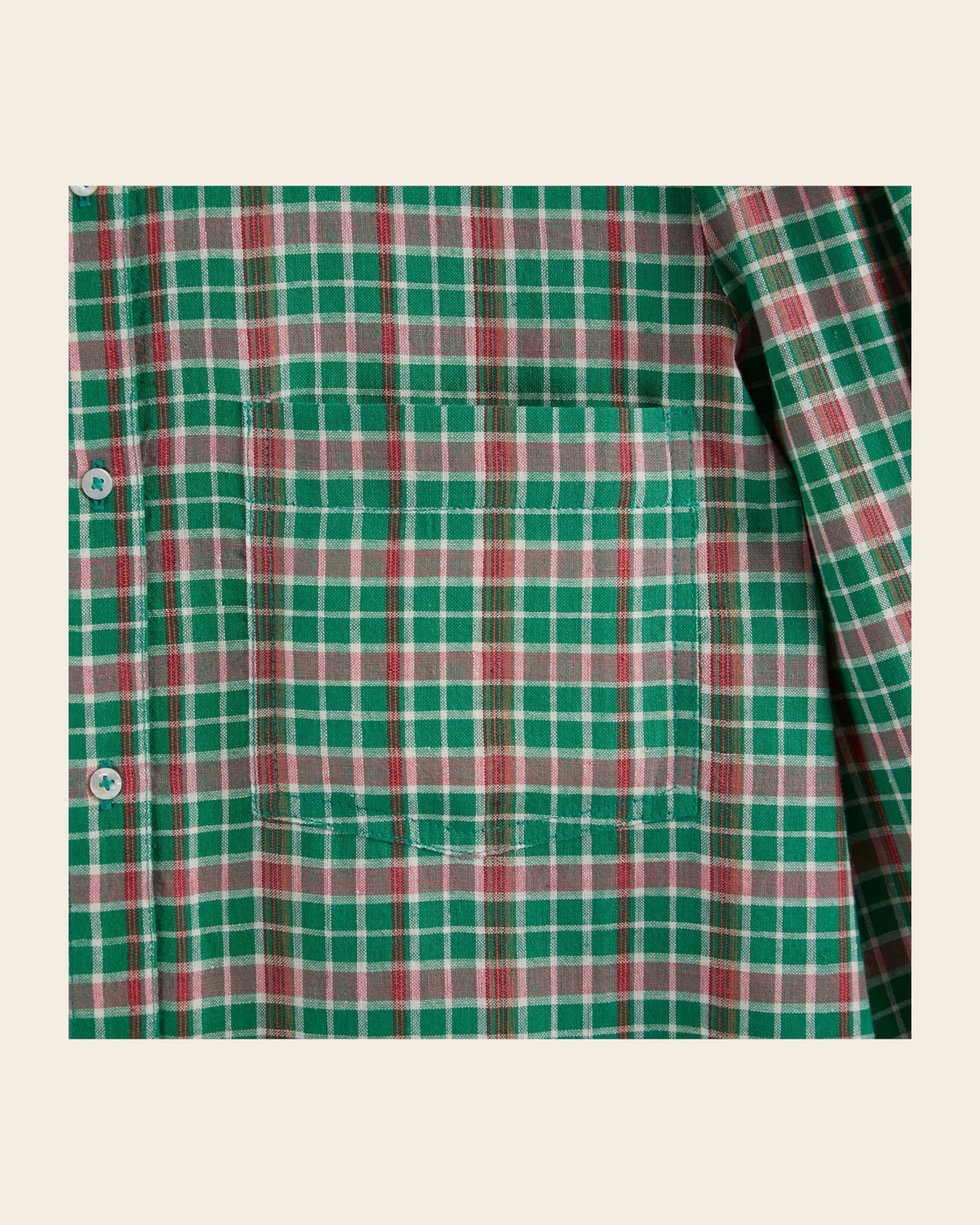 khadi tartan check shirt