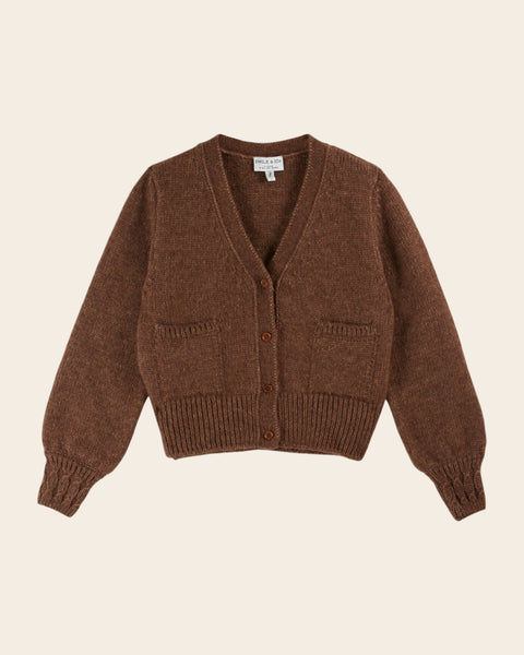 Cardigan ultra doux marron