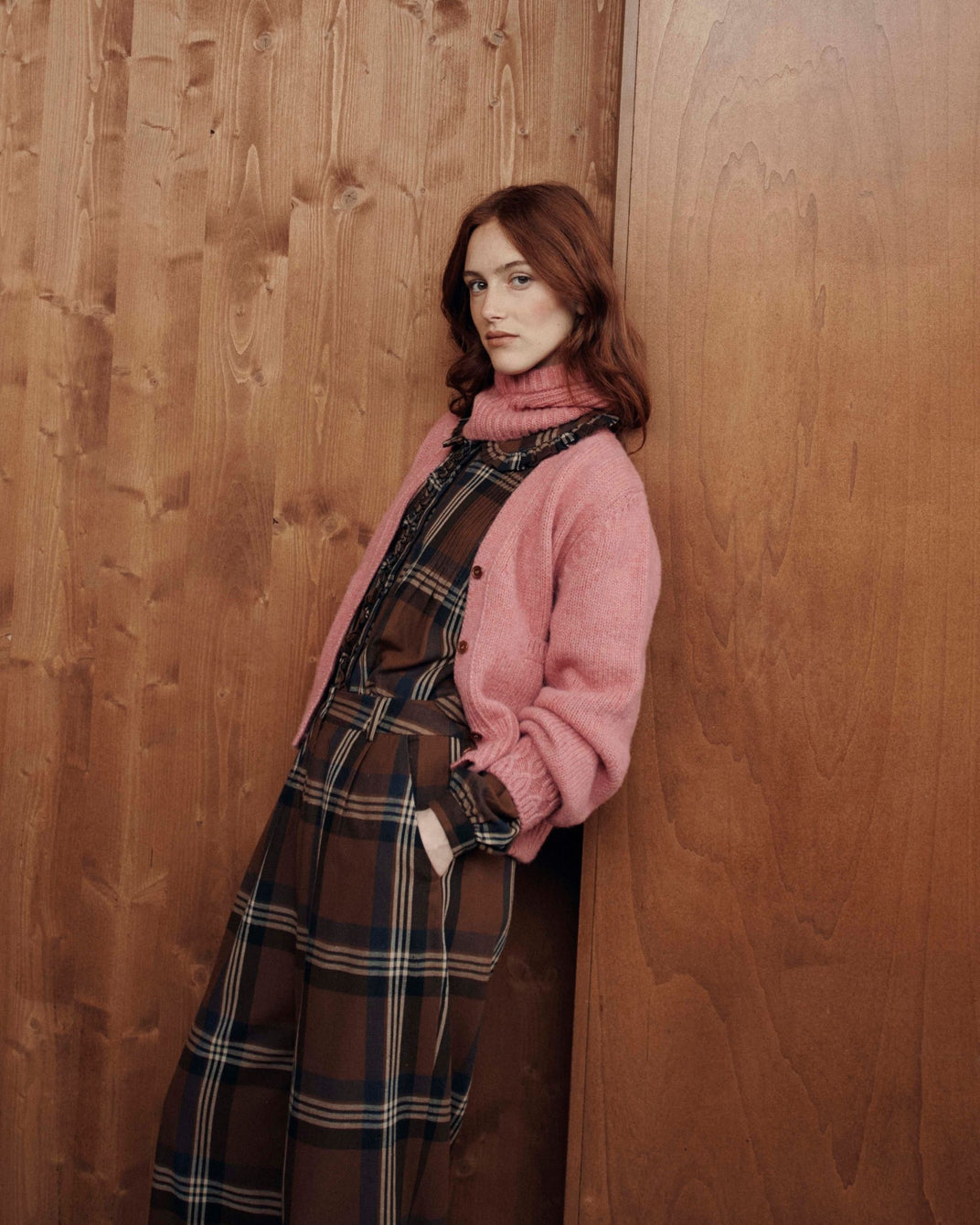 Cardigan ultra doux rose