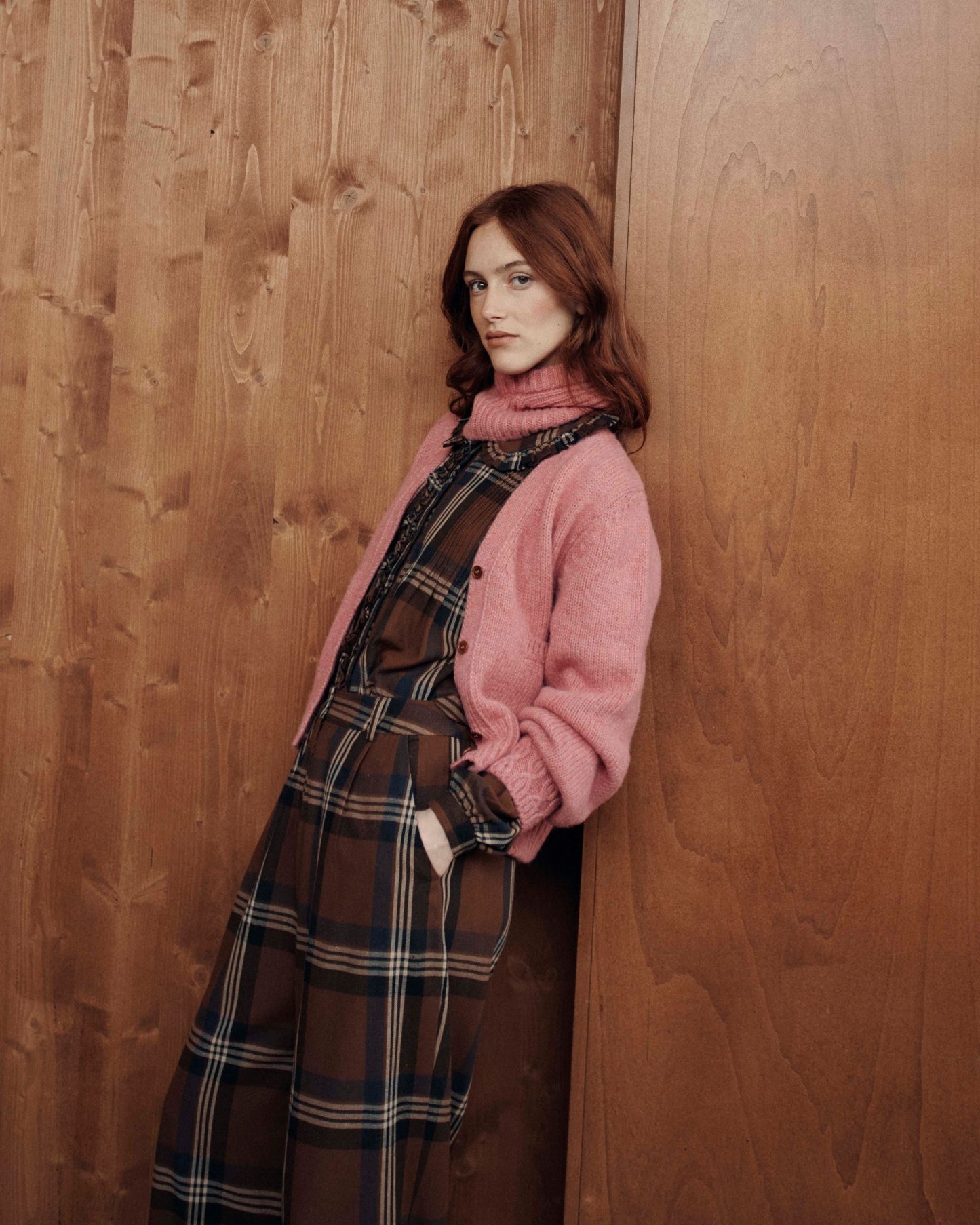 Cardigan ultra doux rose