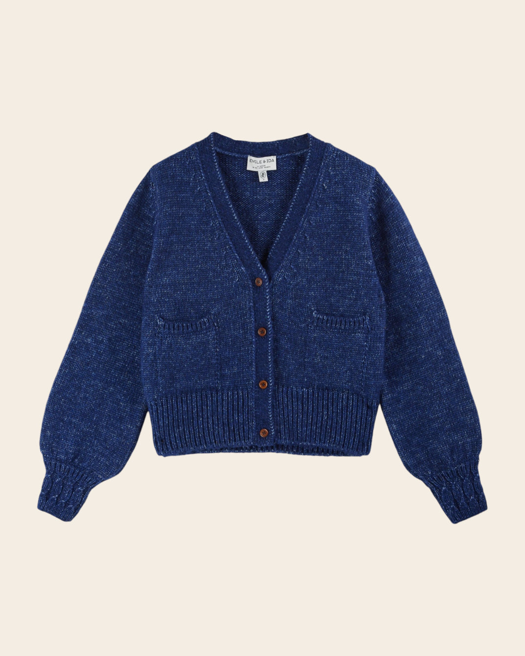 Cardigan ultra doux bleu royal