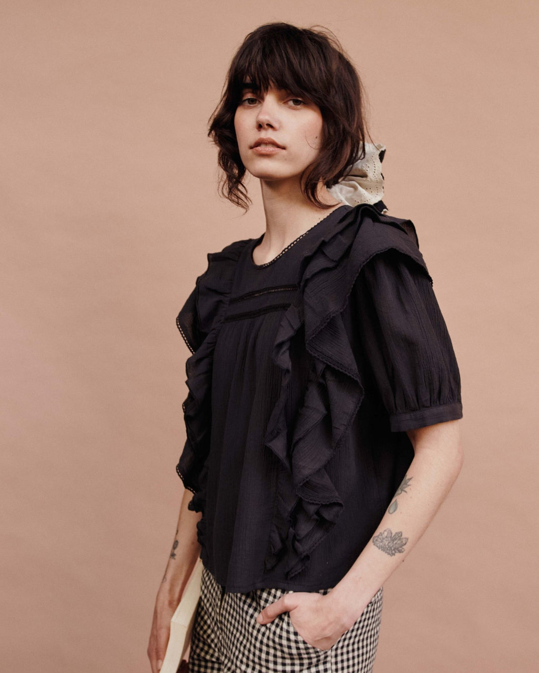 Blouse - Volanté noir