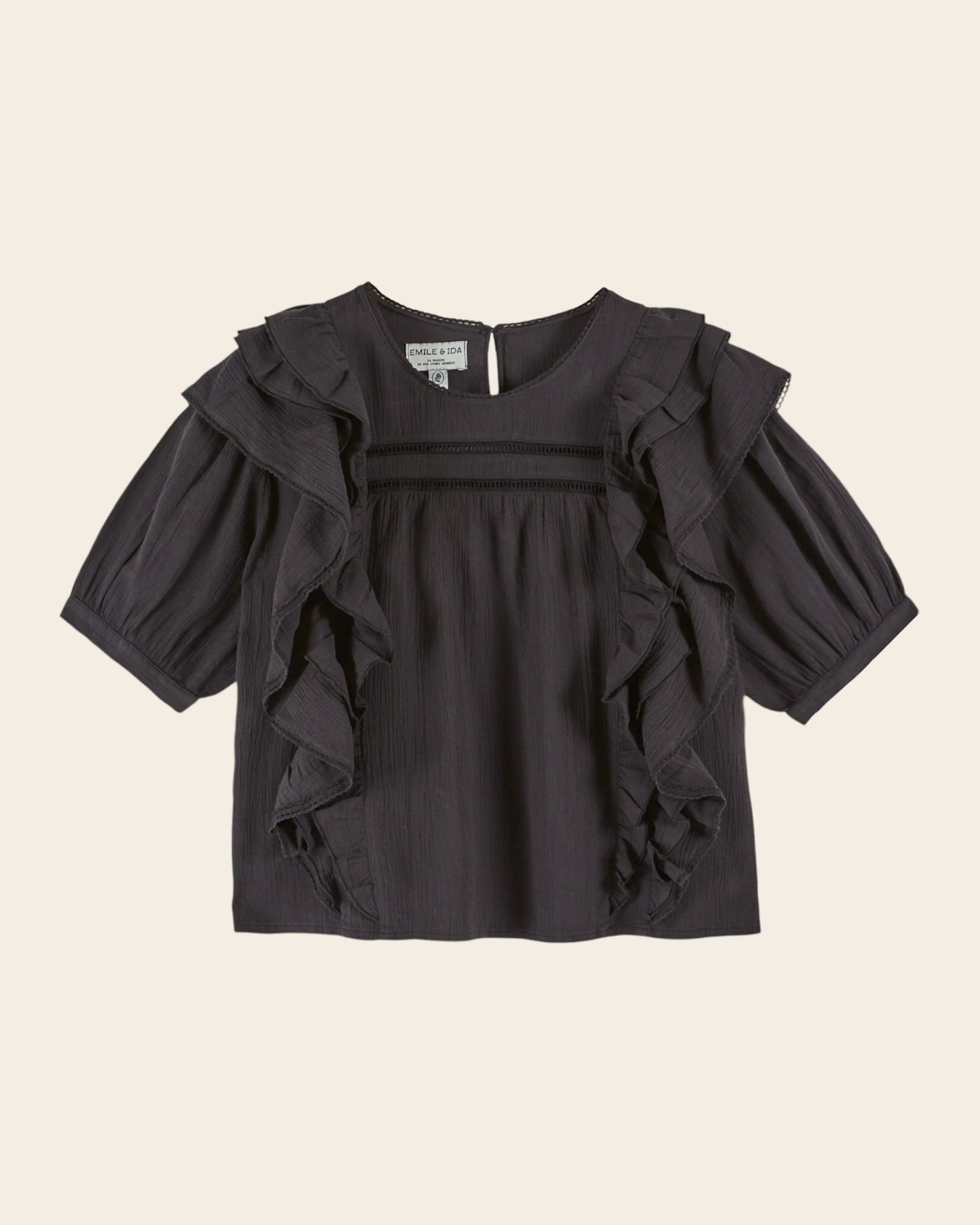 Blouse - Volanté noir
