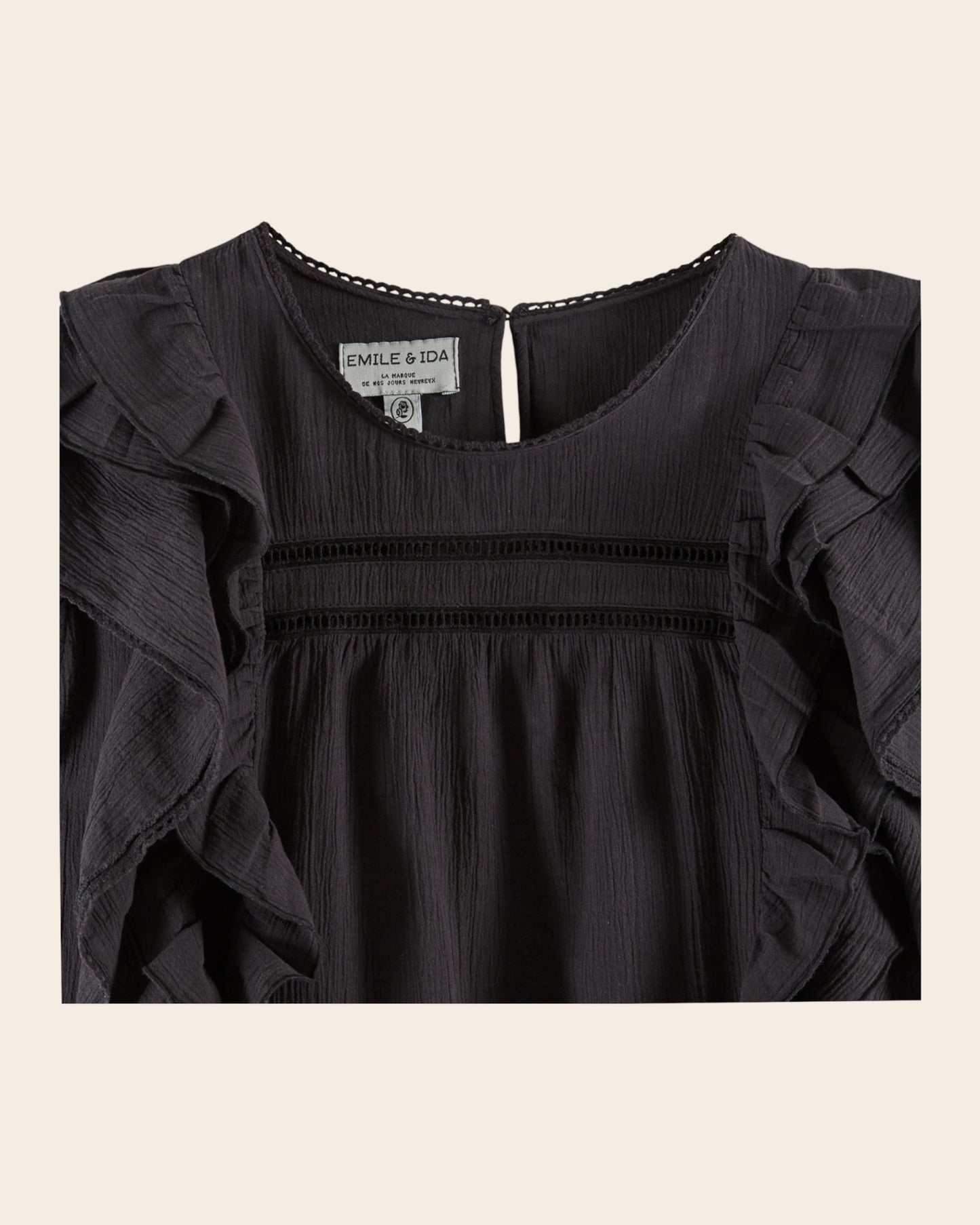 Blouse - Volanté noir