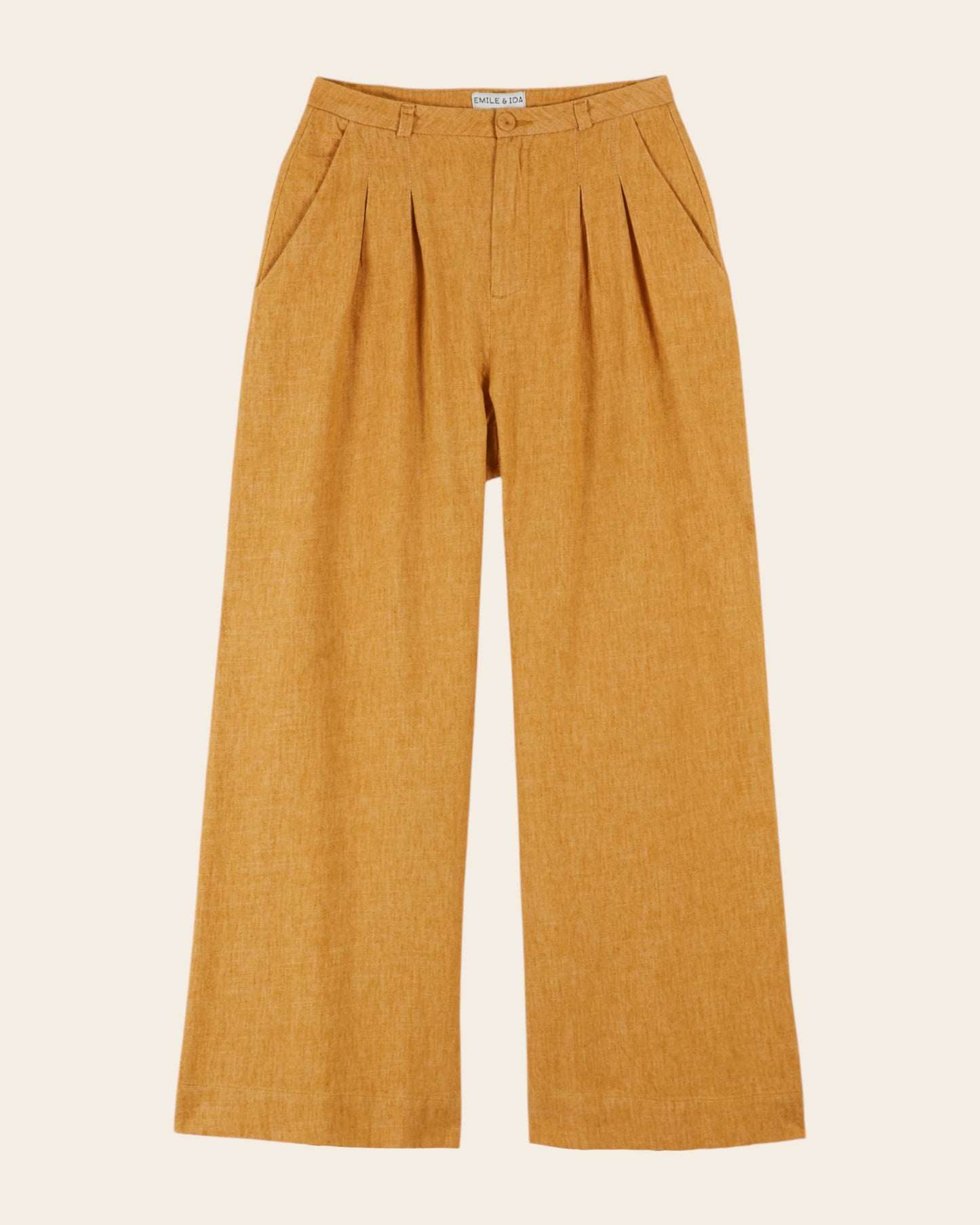 Pantalon - Ample jaune