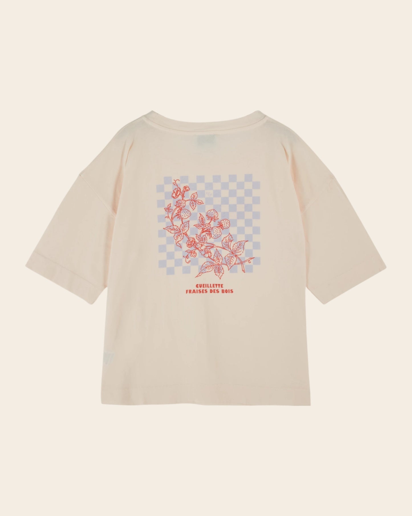T-shirt - Le temps des fraises crème