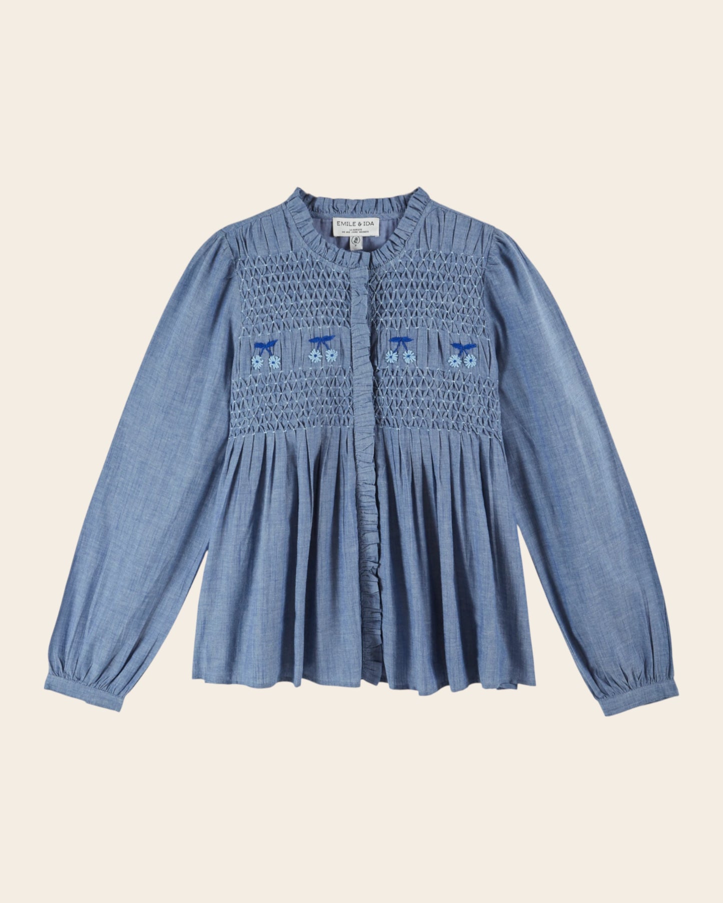 Blouse - Smocks chambray