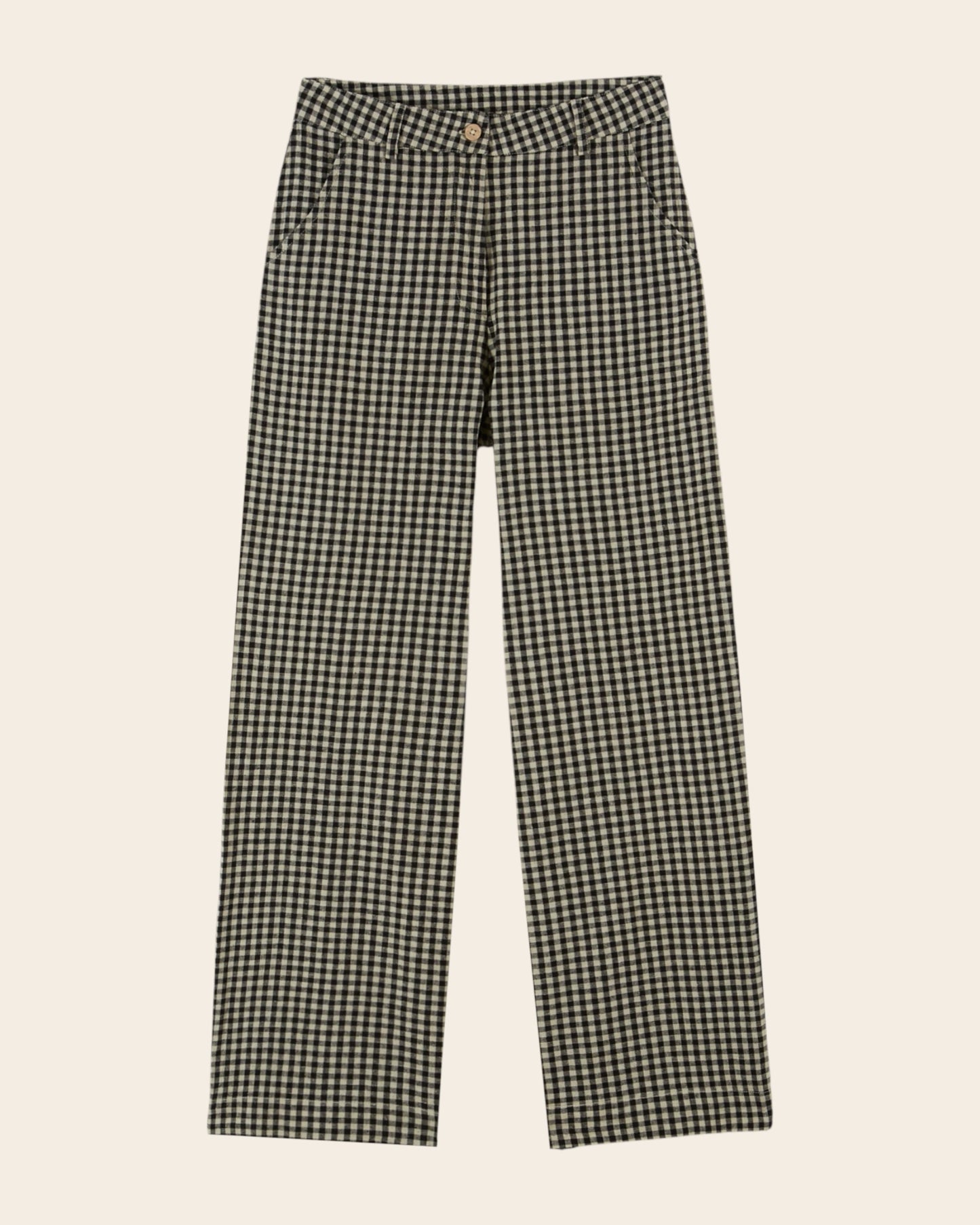 Pantalon - Vichy noir et blanc
