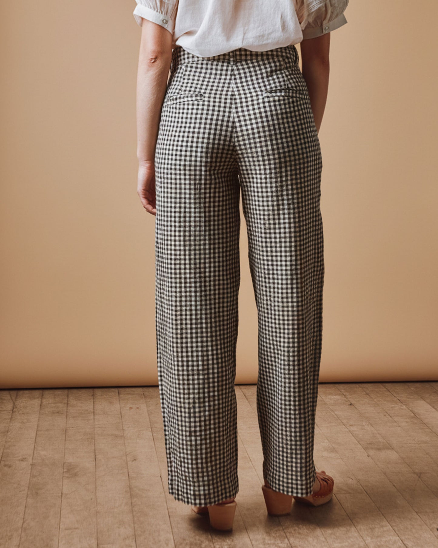 Pantalon - Vichy noir et blanc
