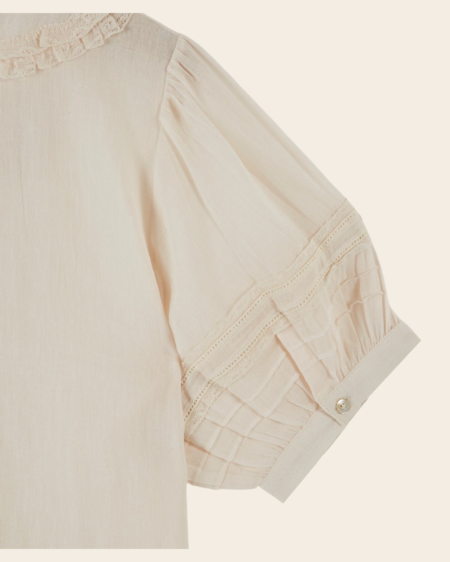 Blouse - Vintage dentelle crème