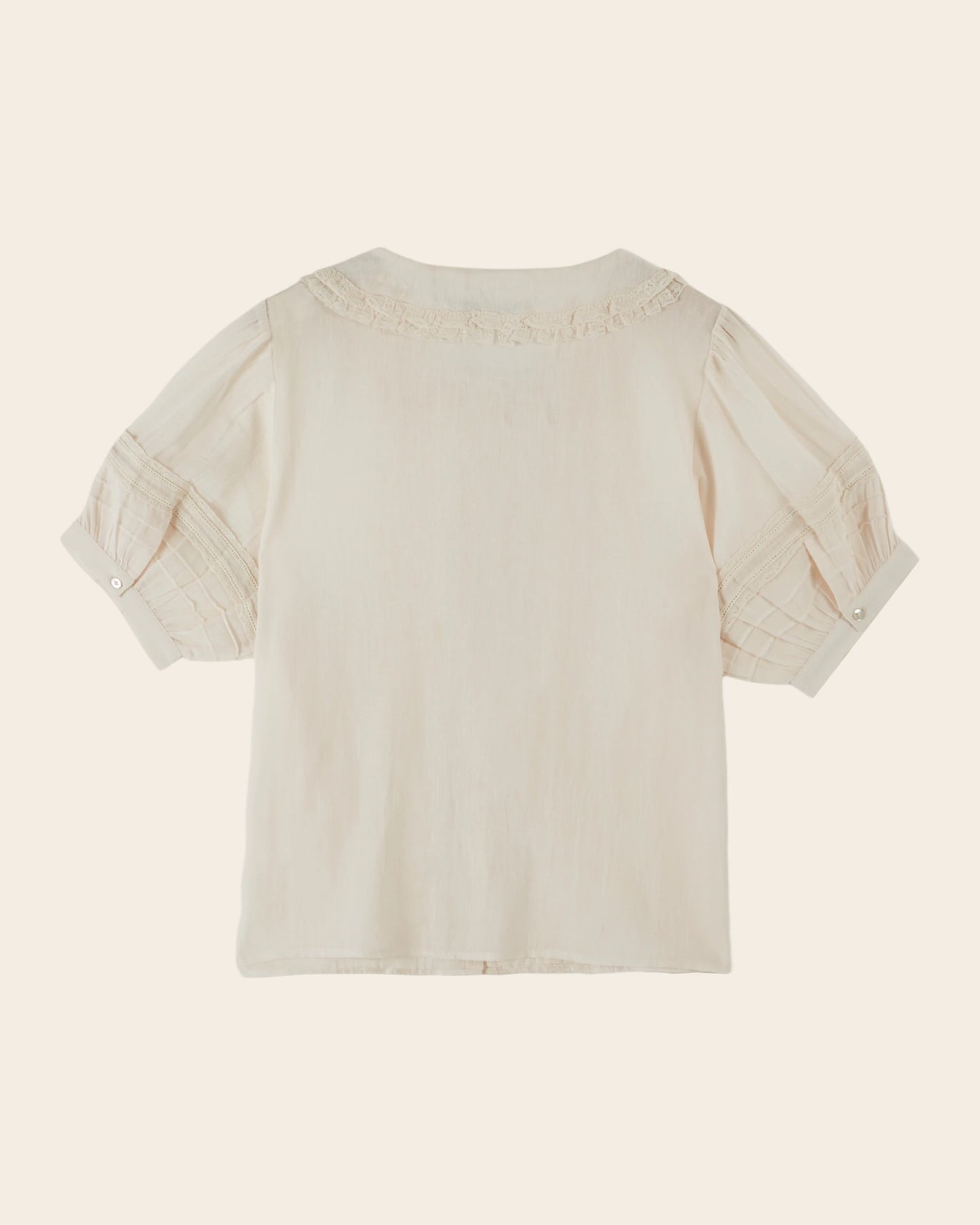 Blouse - Vintage dentelle crème