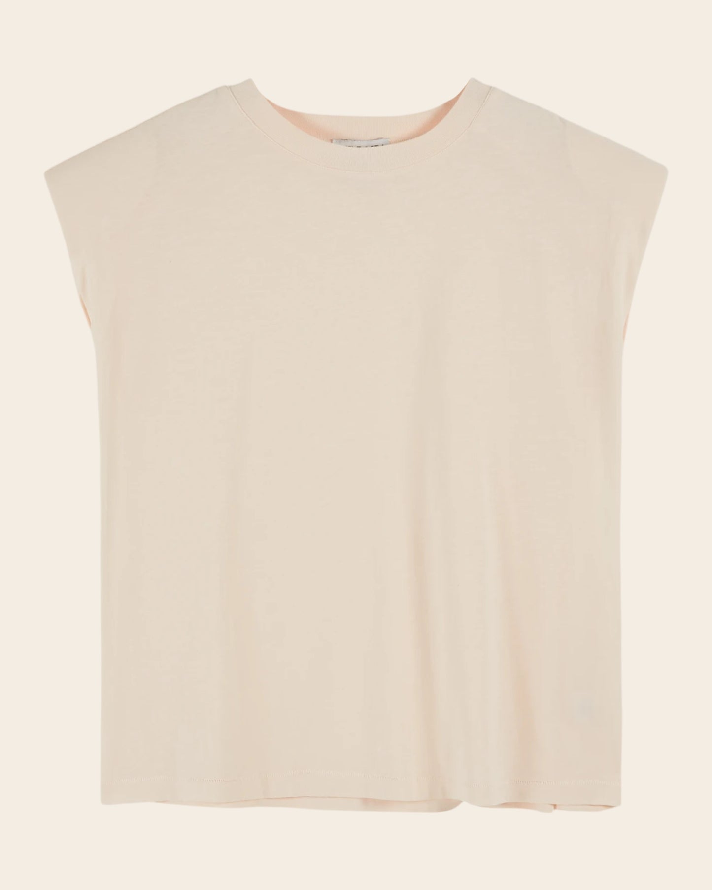 T-shirt - Épaulettes crème