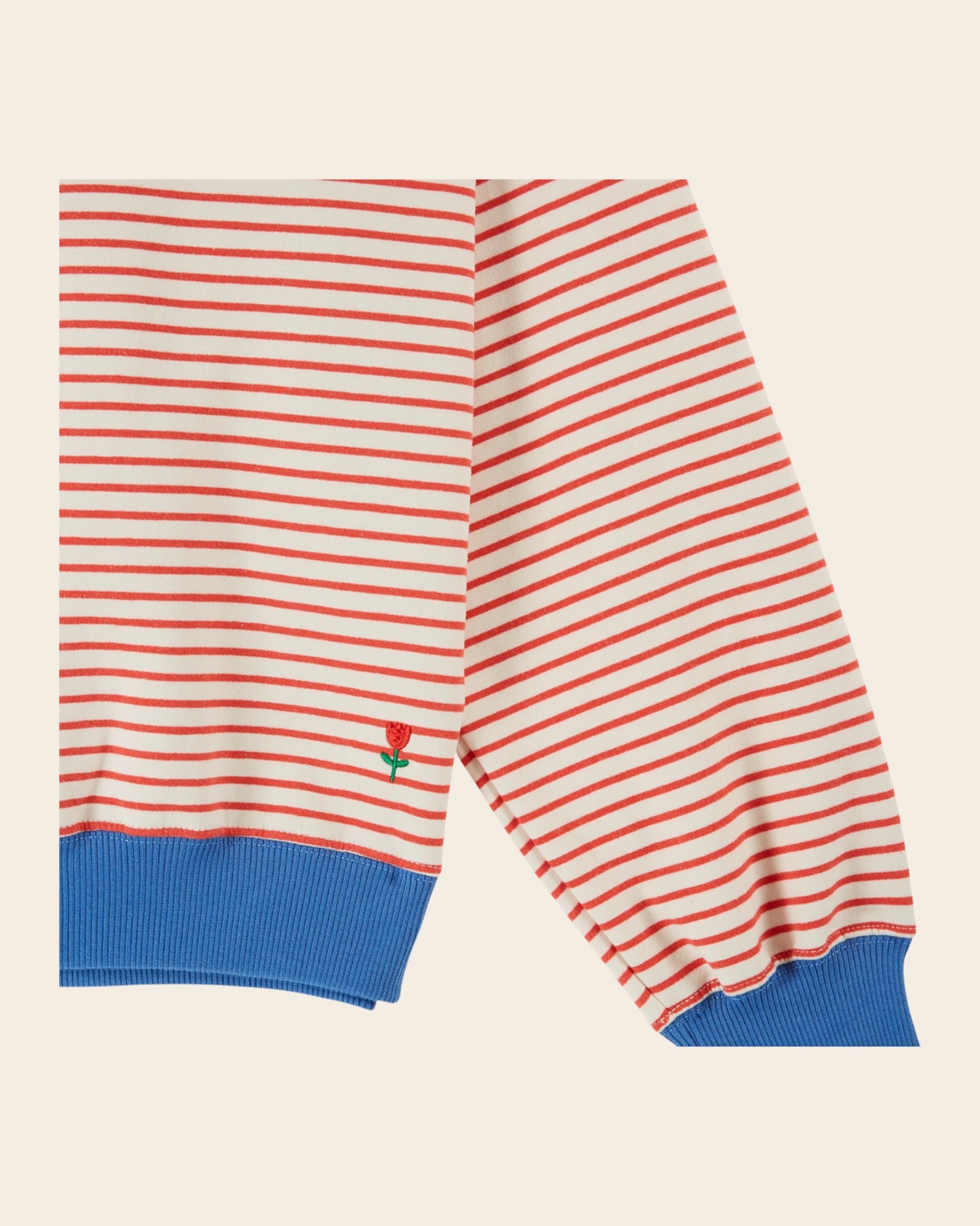 Sweat - Rayures rouge