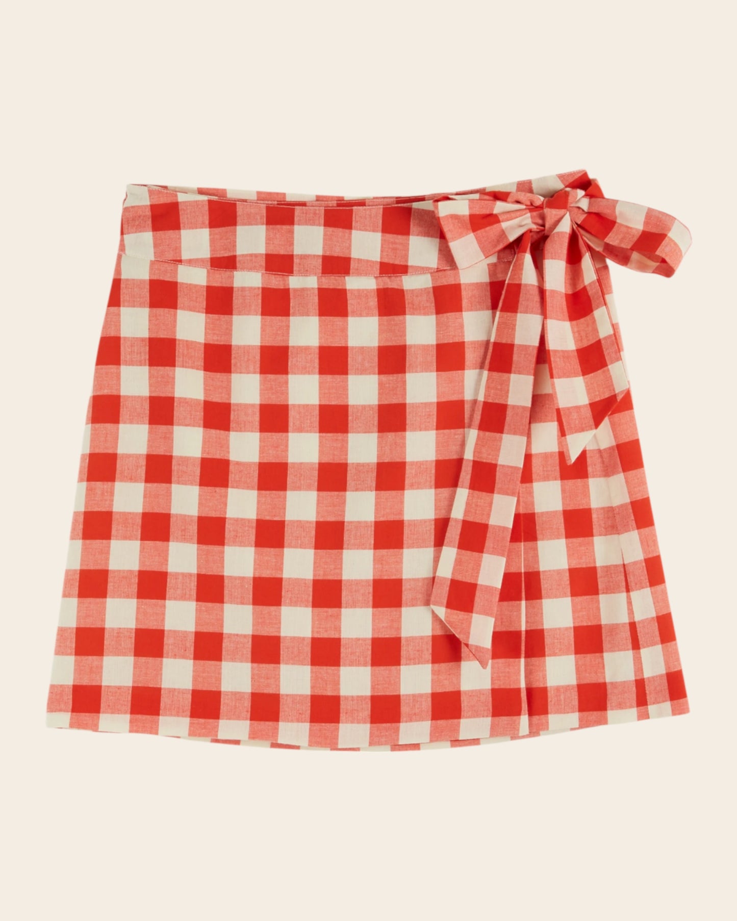 Jupe - Portefeuille vichy rouge