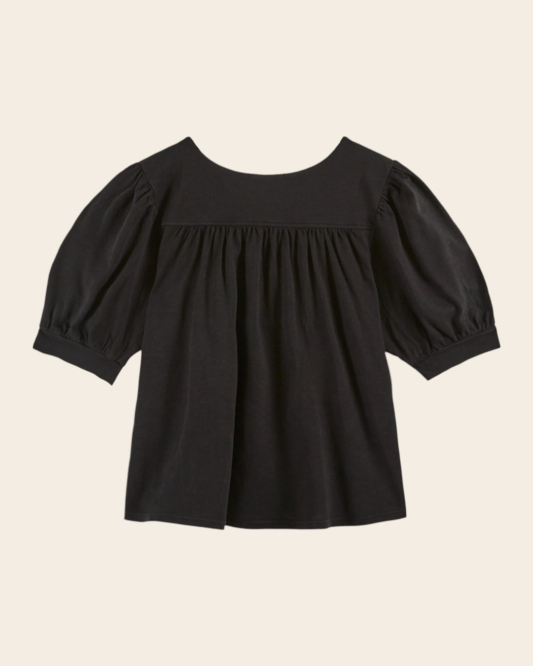 T-shirt - Manches ballon noir