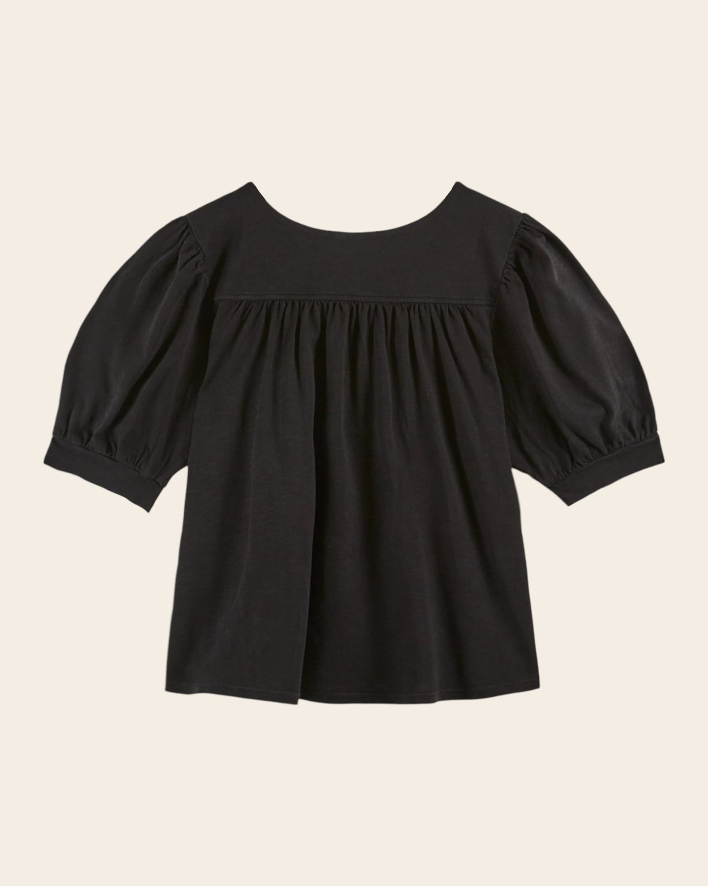 T-shirt - Manches ballon noir