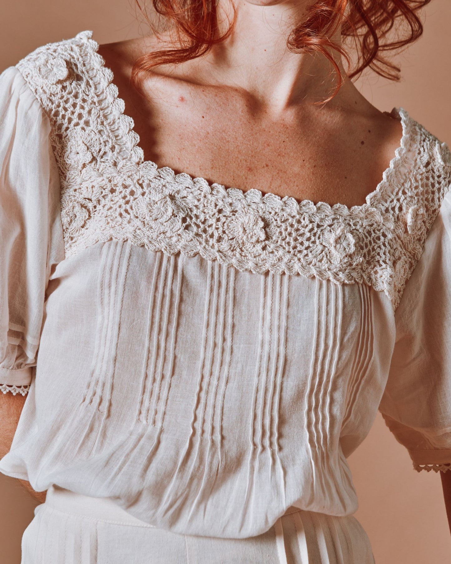 Blouse - Crochet crème