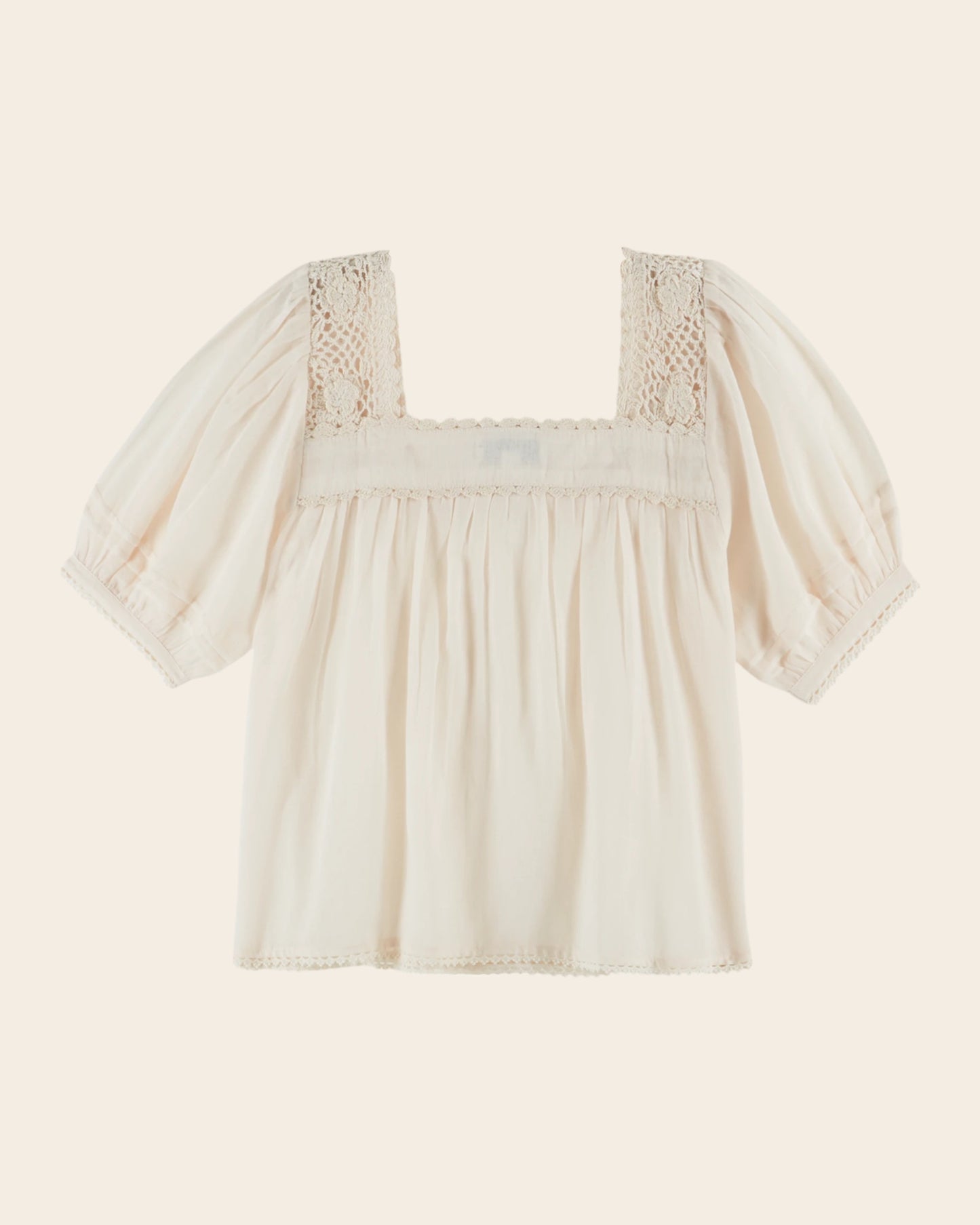 Blouse - Crochet crème