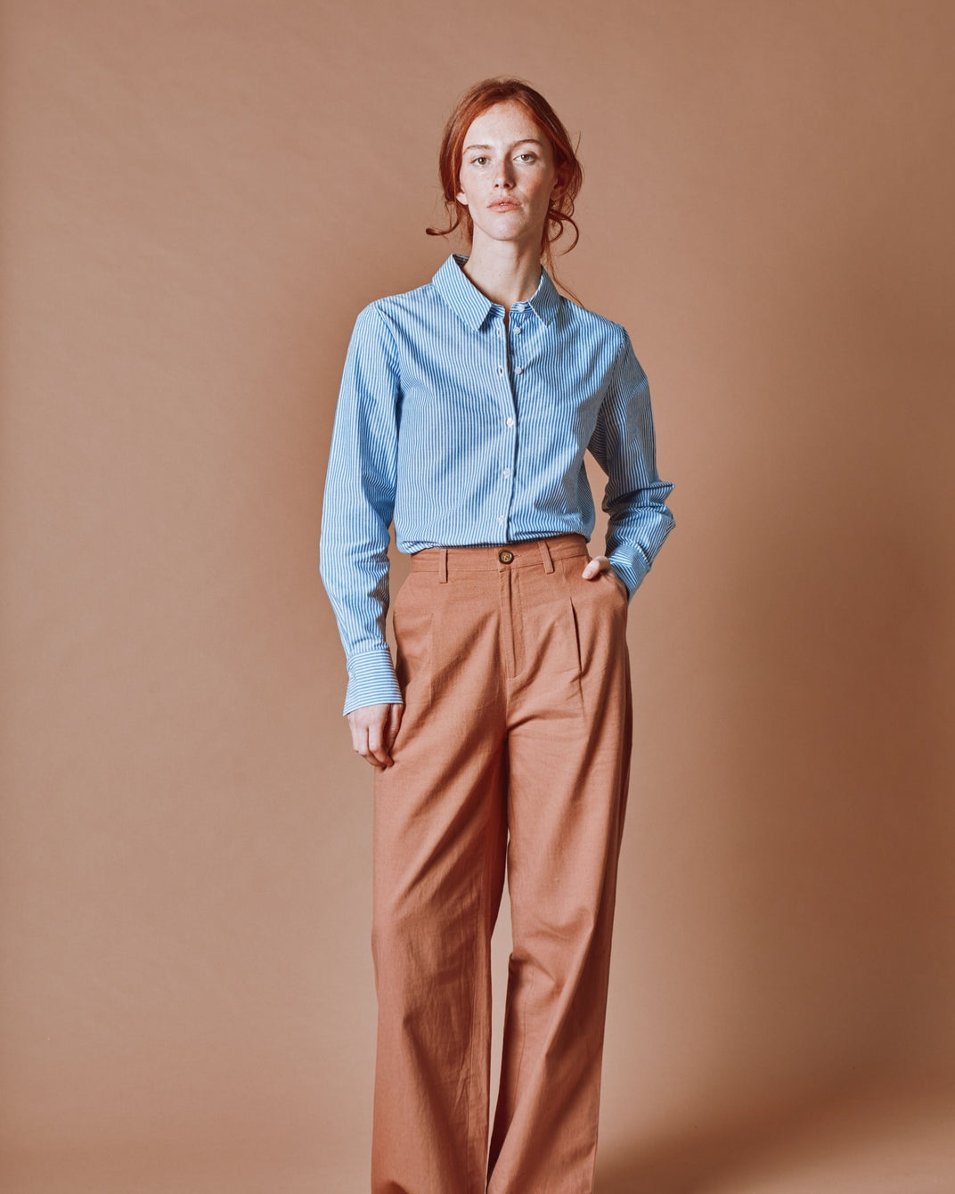 Chemise - Rayé bleu et blanc