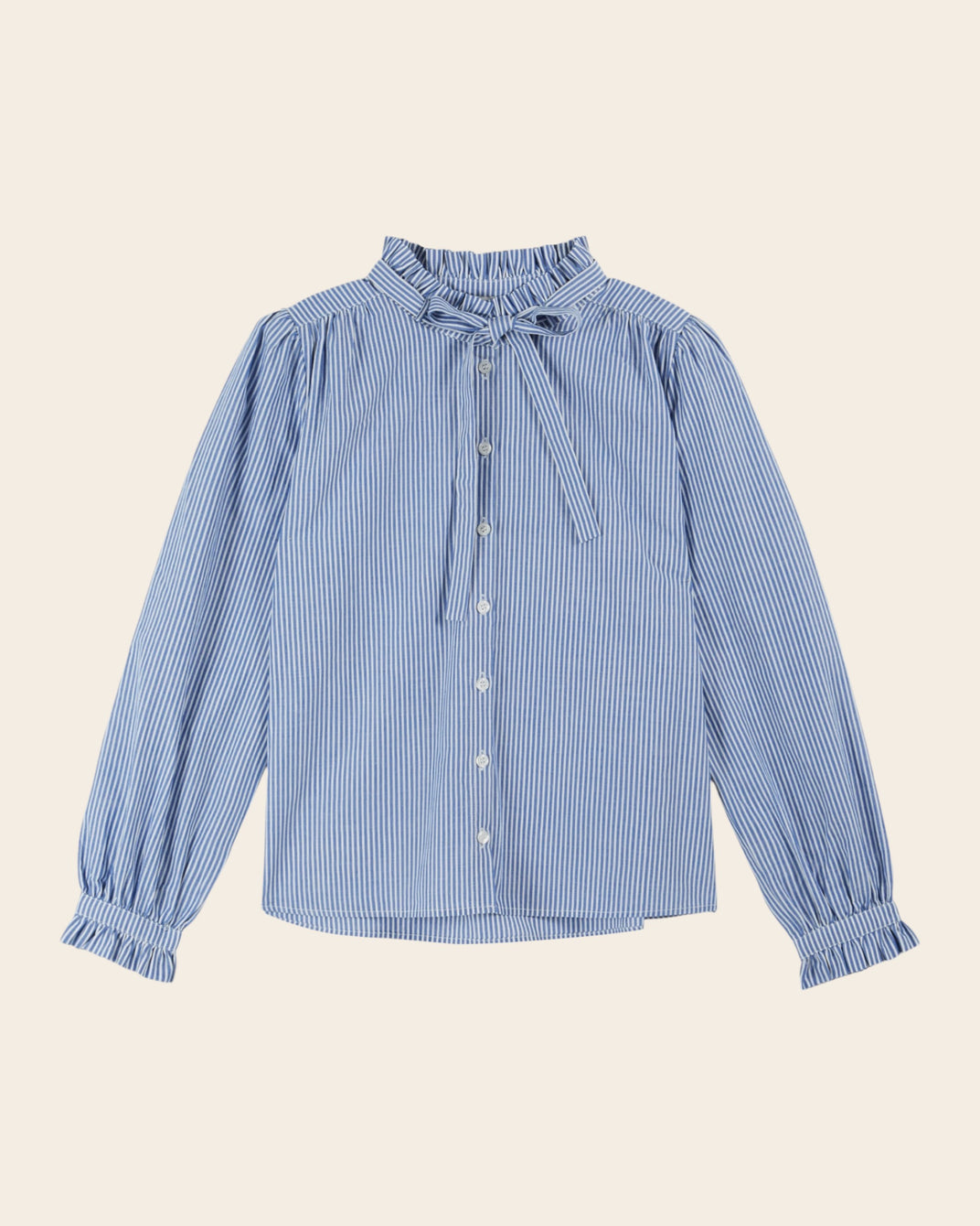Blouse - Rayée bleu et blanc