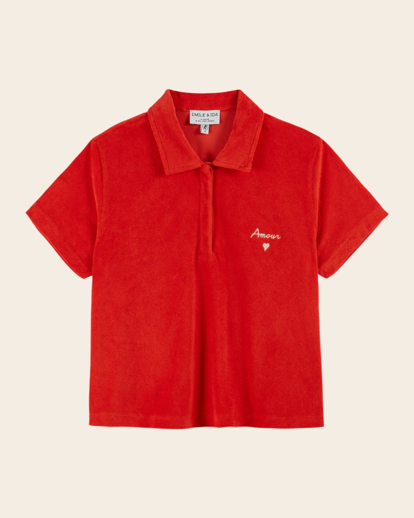 Polo - Éponge Amour rouge