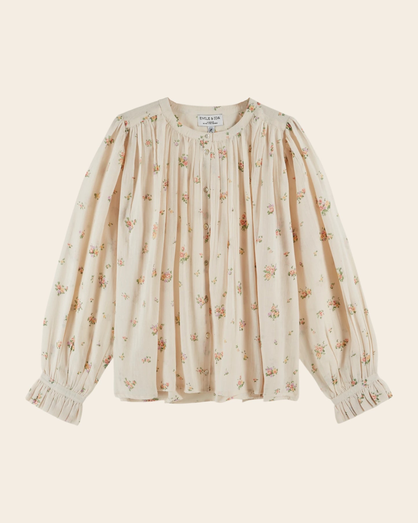 Blouse - Fleurie crème
