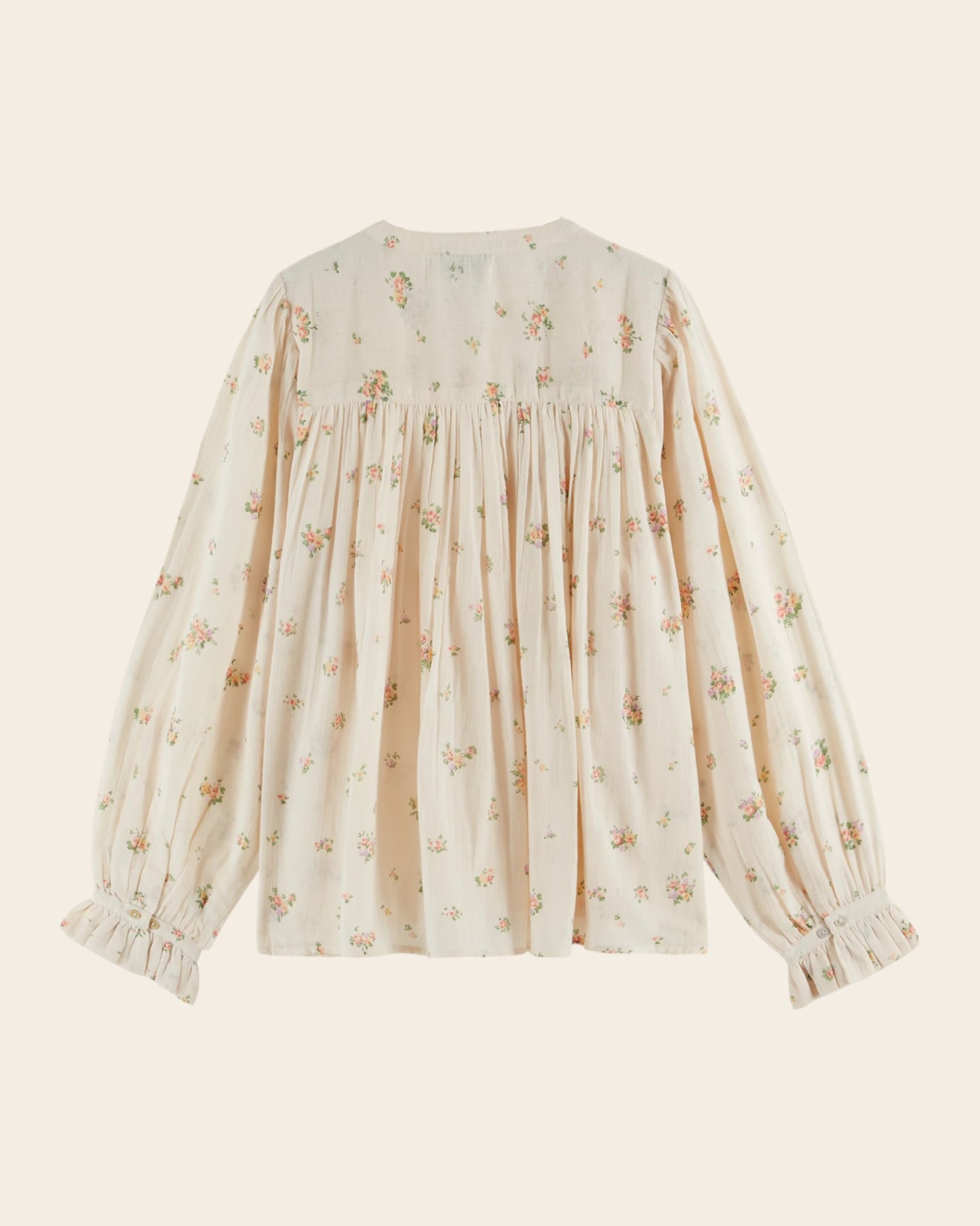 Blouse - Fleurie crème