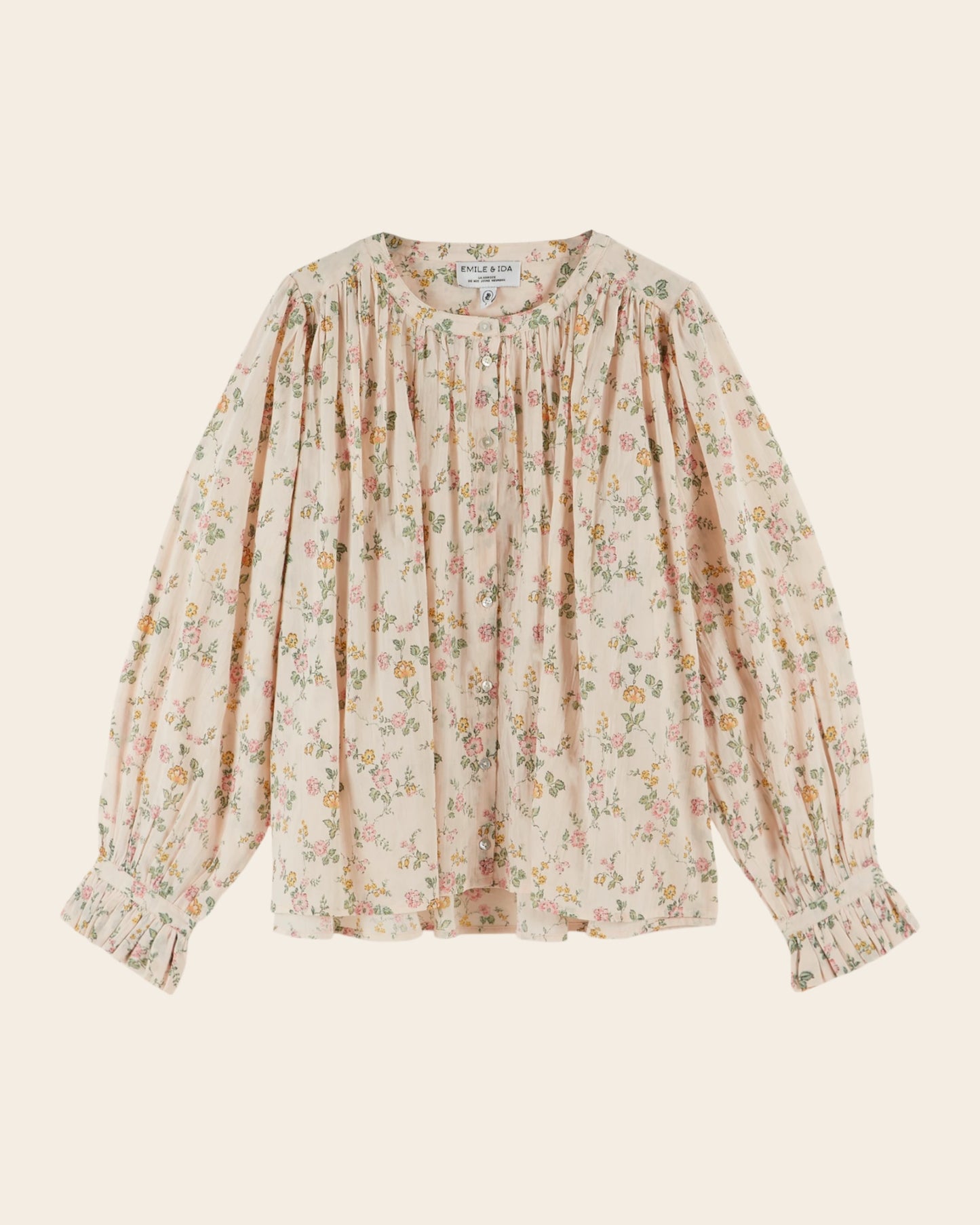 Blouse - Fleuri rosier