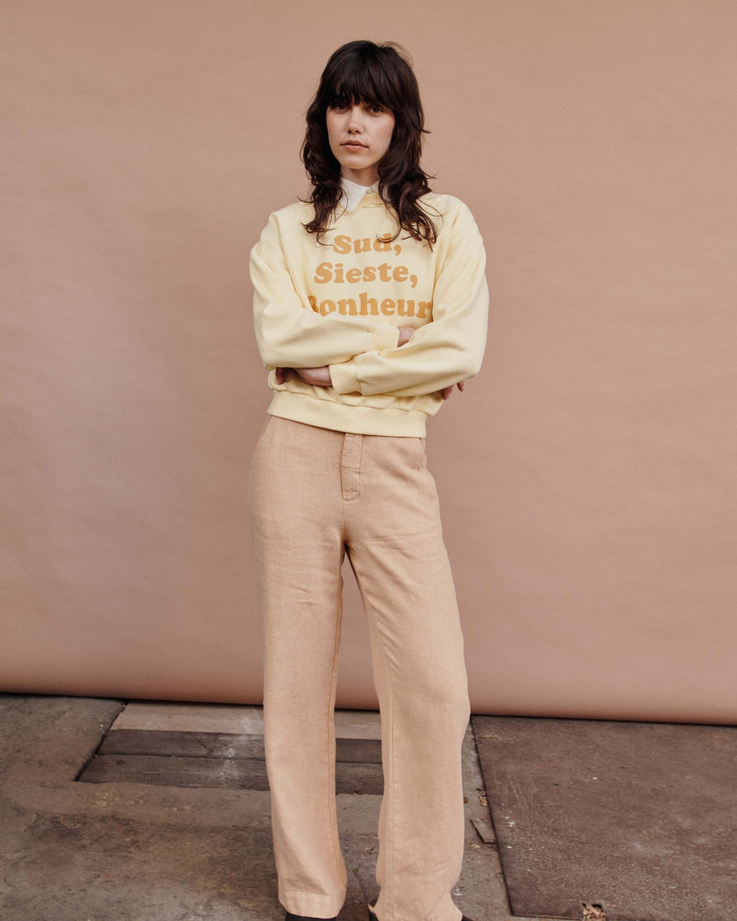 Pantalon - Lin beige