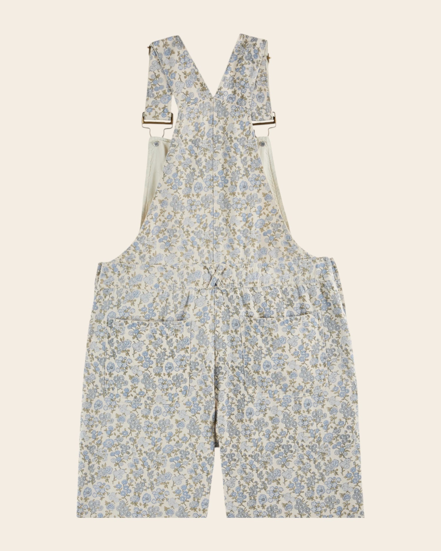 Salopette Motifs Fleuris Bianca – Belle Store