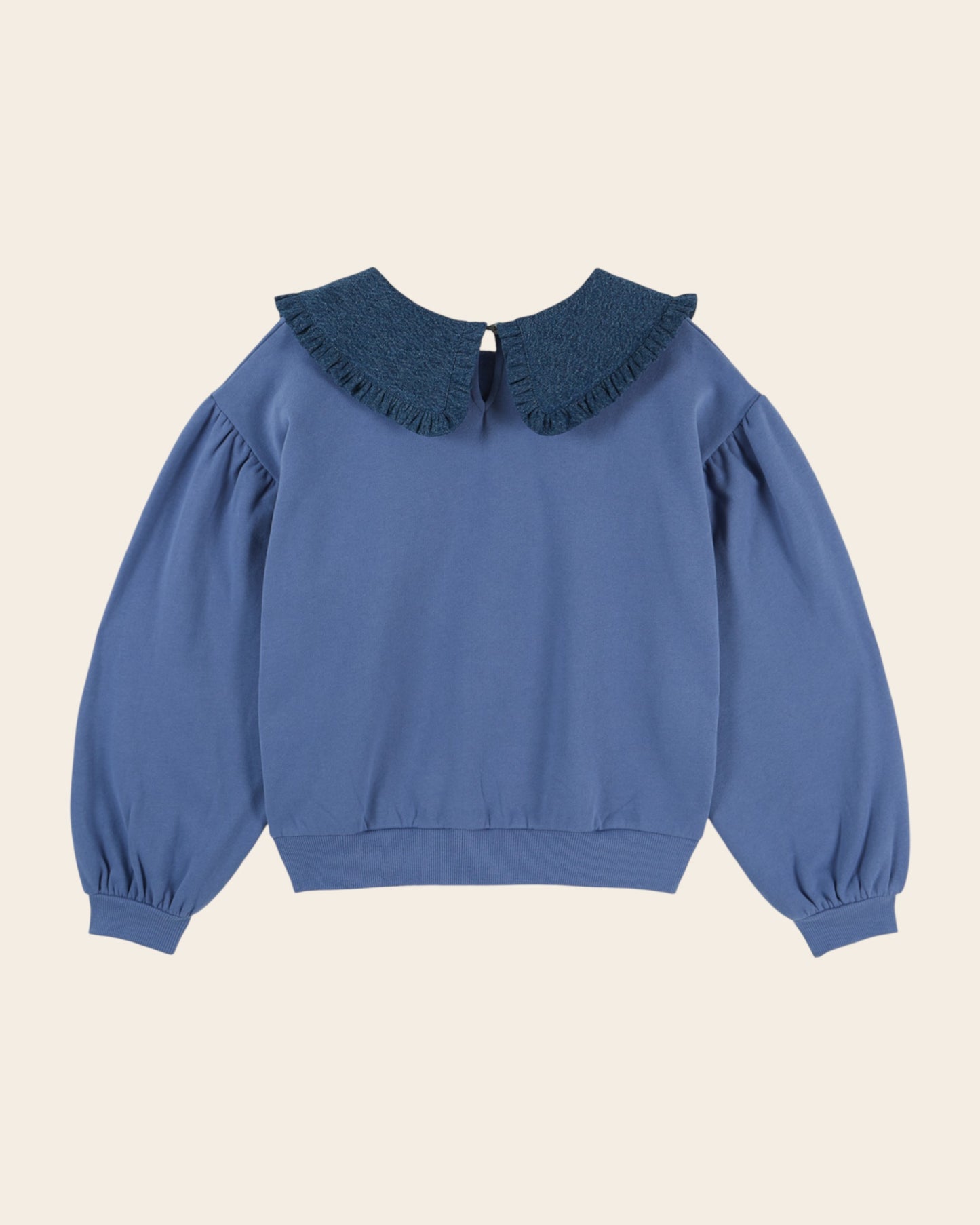 Sweat - Grand col bleu