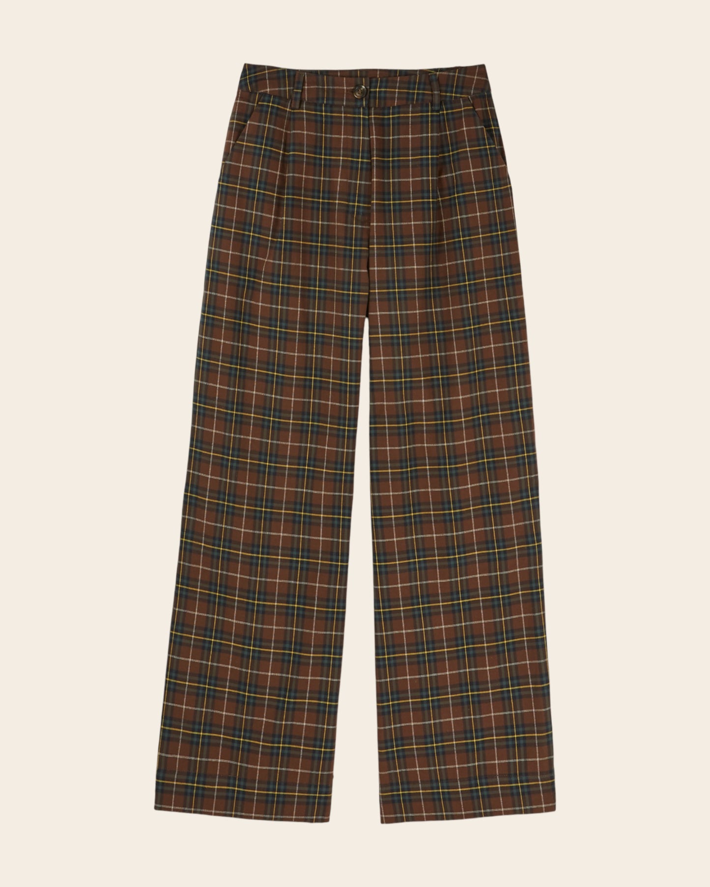 Pantalon - Carreaux marron