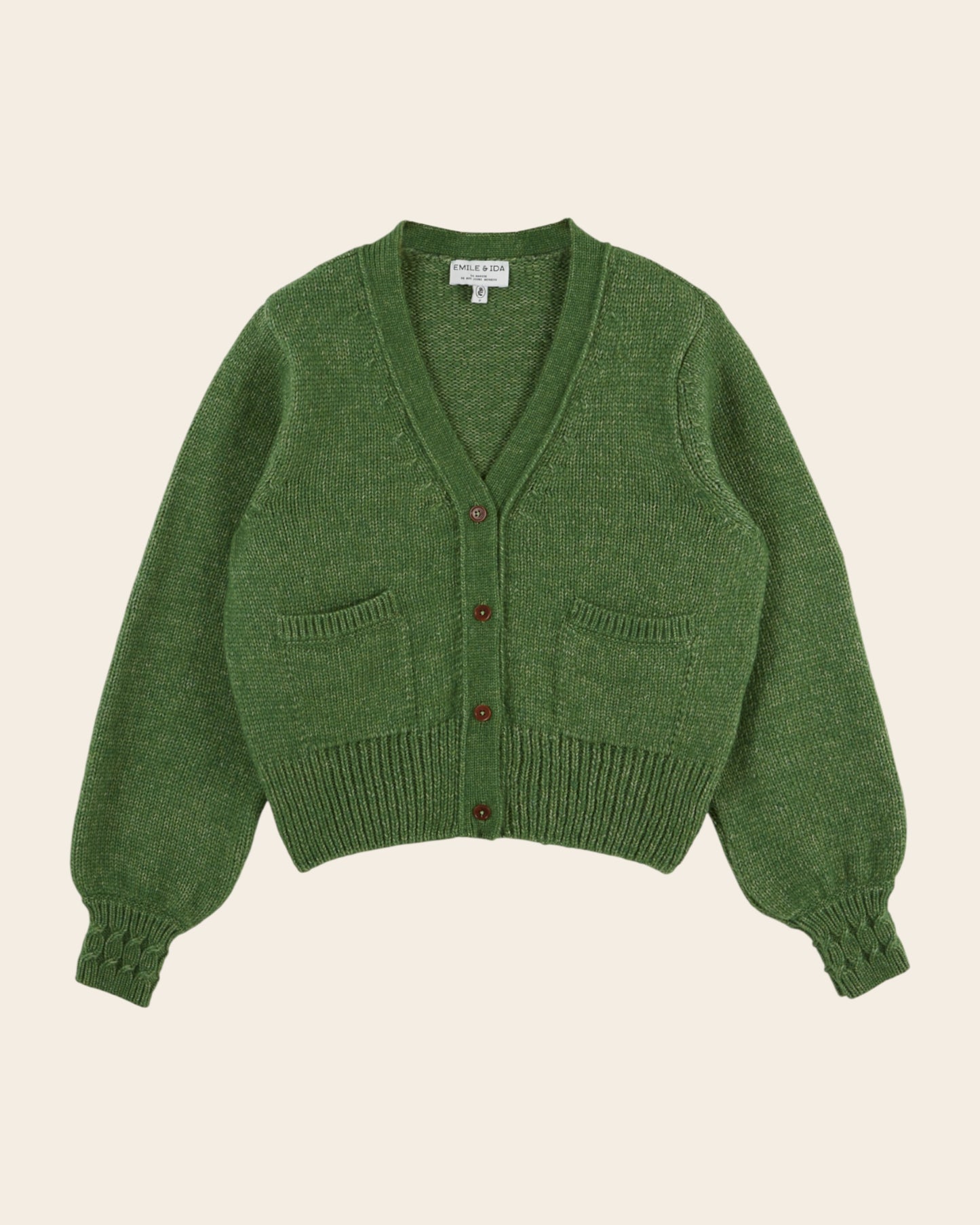 Cardigan - Ultra doux vert